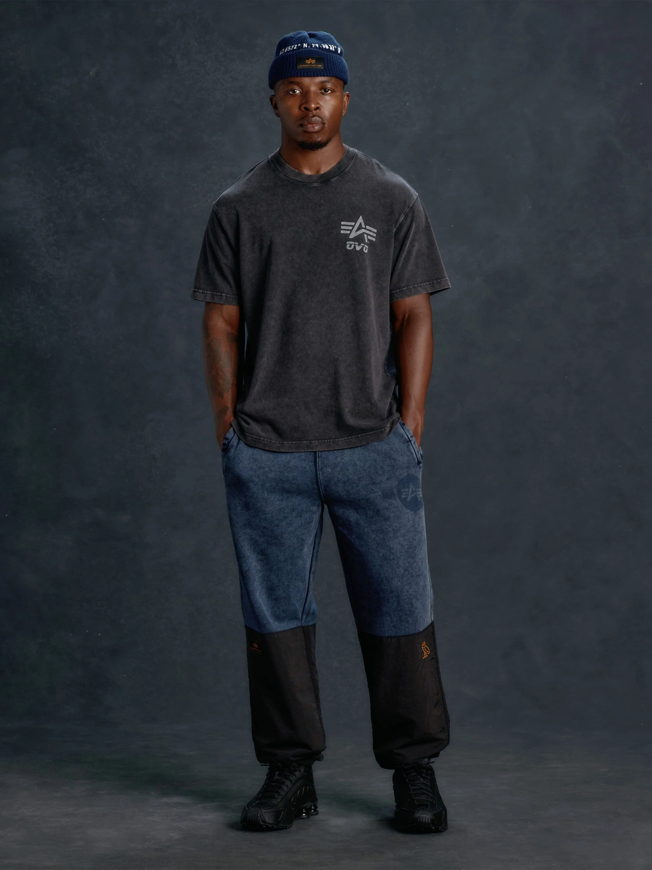 OVO X ALPHA GARMENT DYE T-SHIRT - Image 10