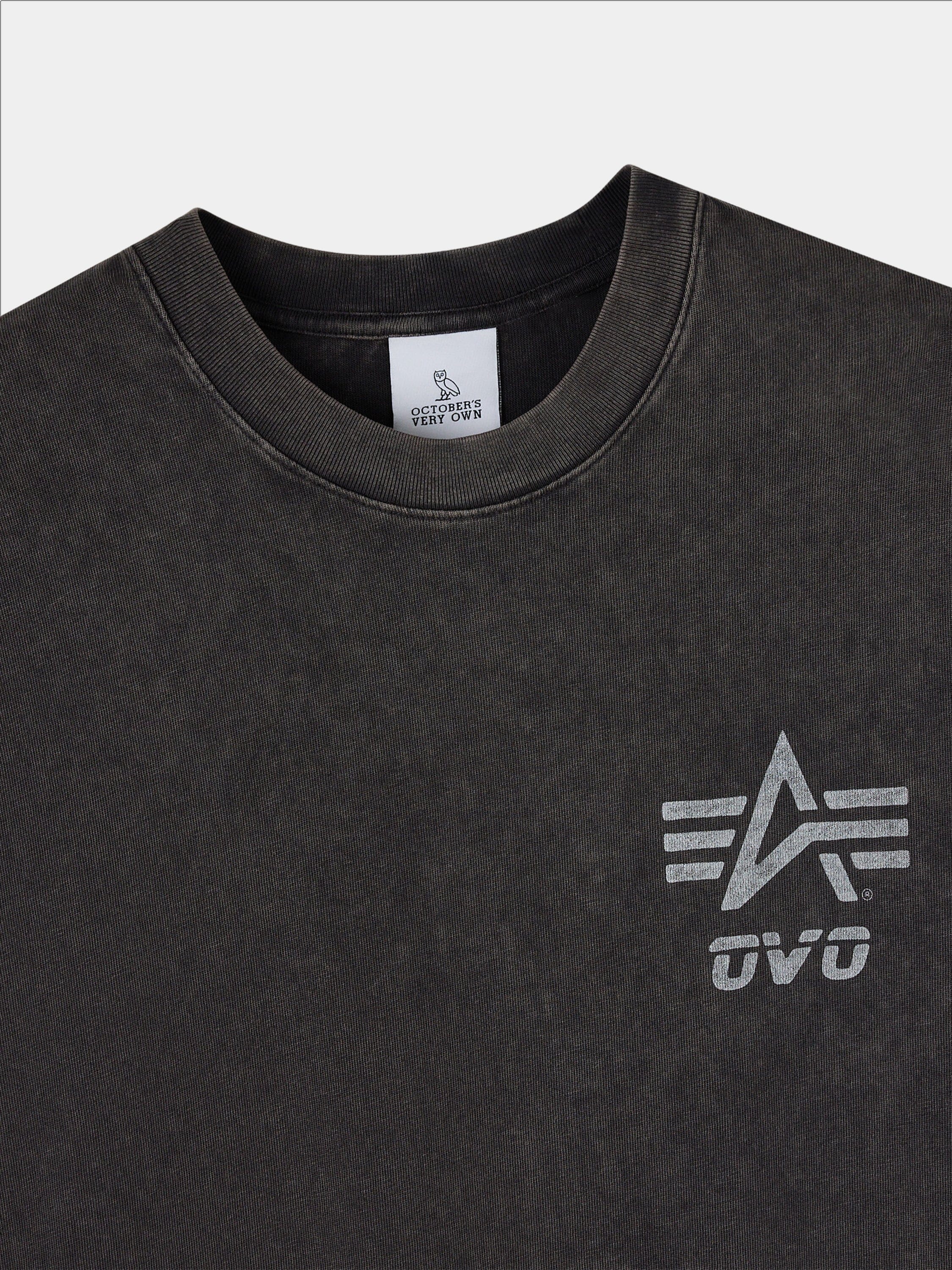 OVO X ALPHA GARMENT DYE T-SHIRT - Image 12
