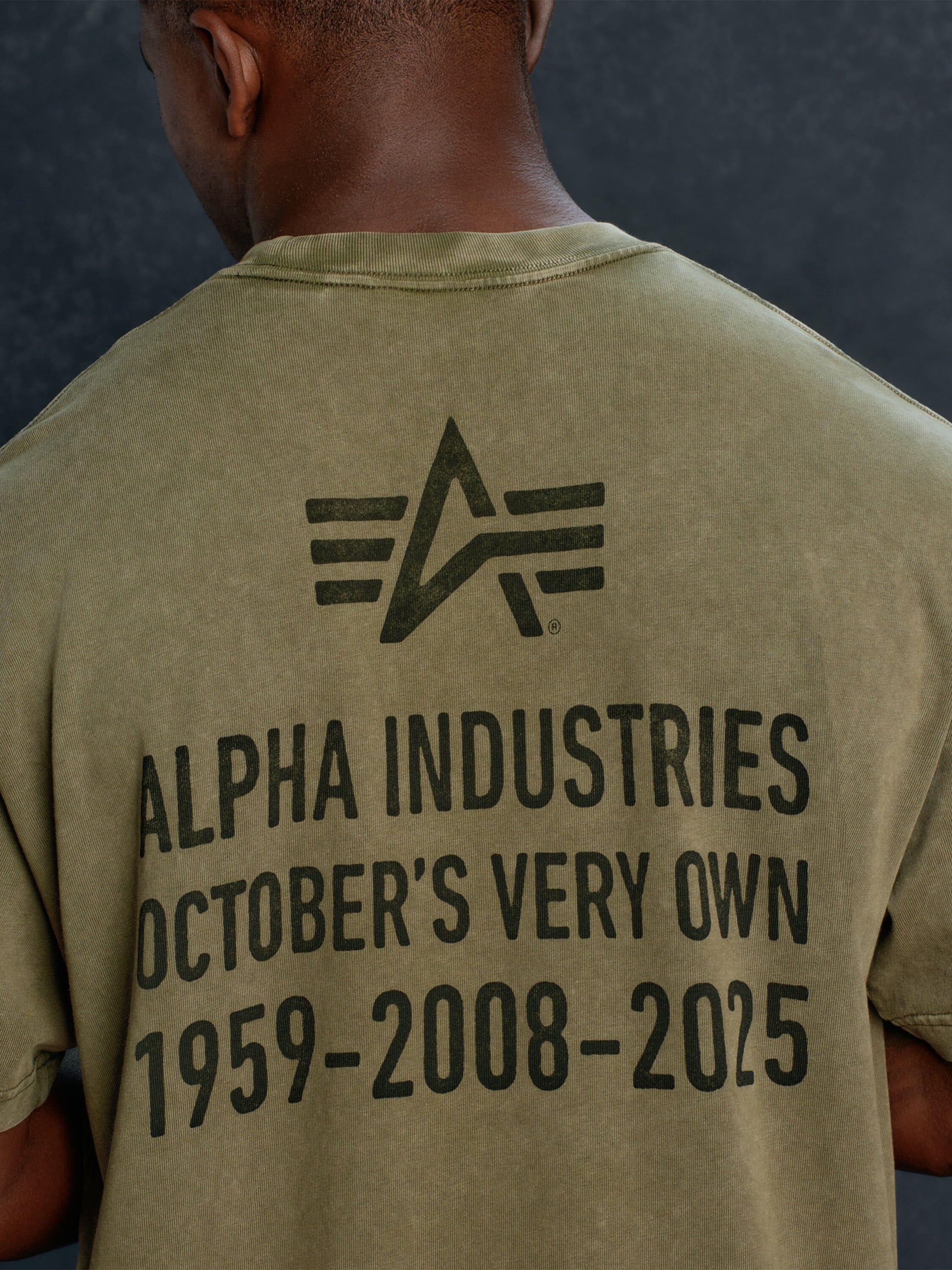 OVO X ALPHA GARMENT DYE T-SHIRT - Image 2