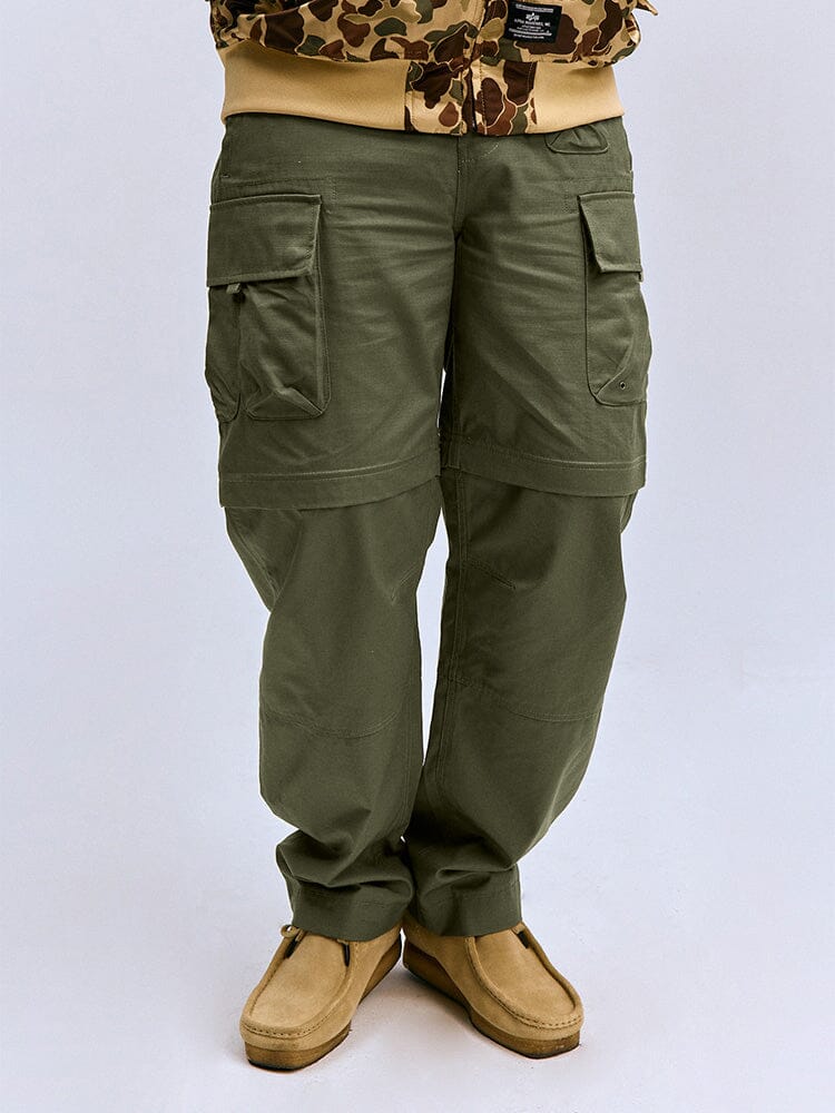 CONVERTIBLE CARGO PANT (OG-107 GREEN) - Image 2