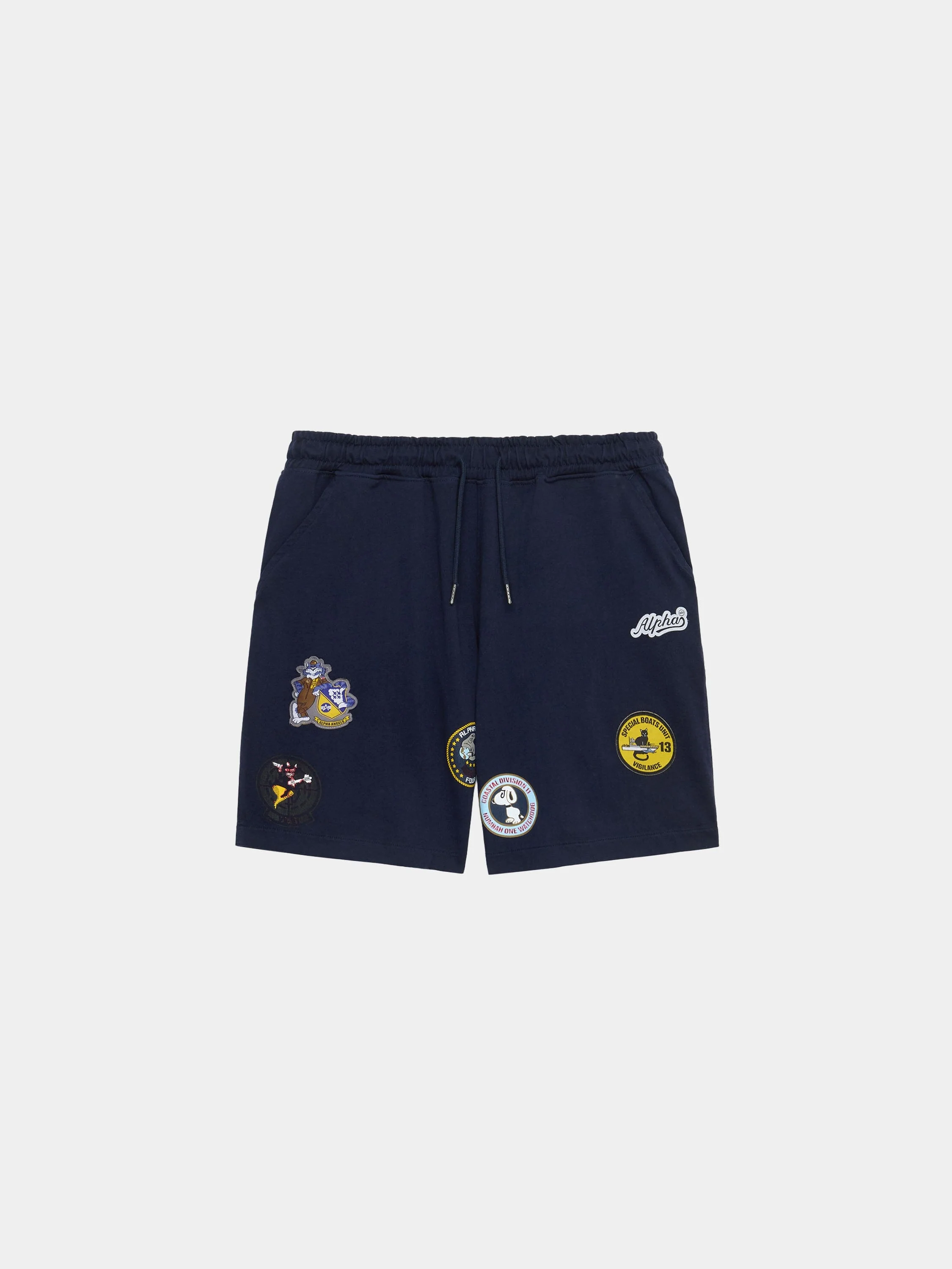 PATCHED JERSEY SHORT - Image 10