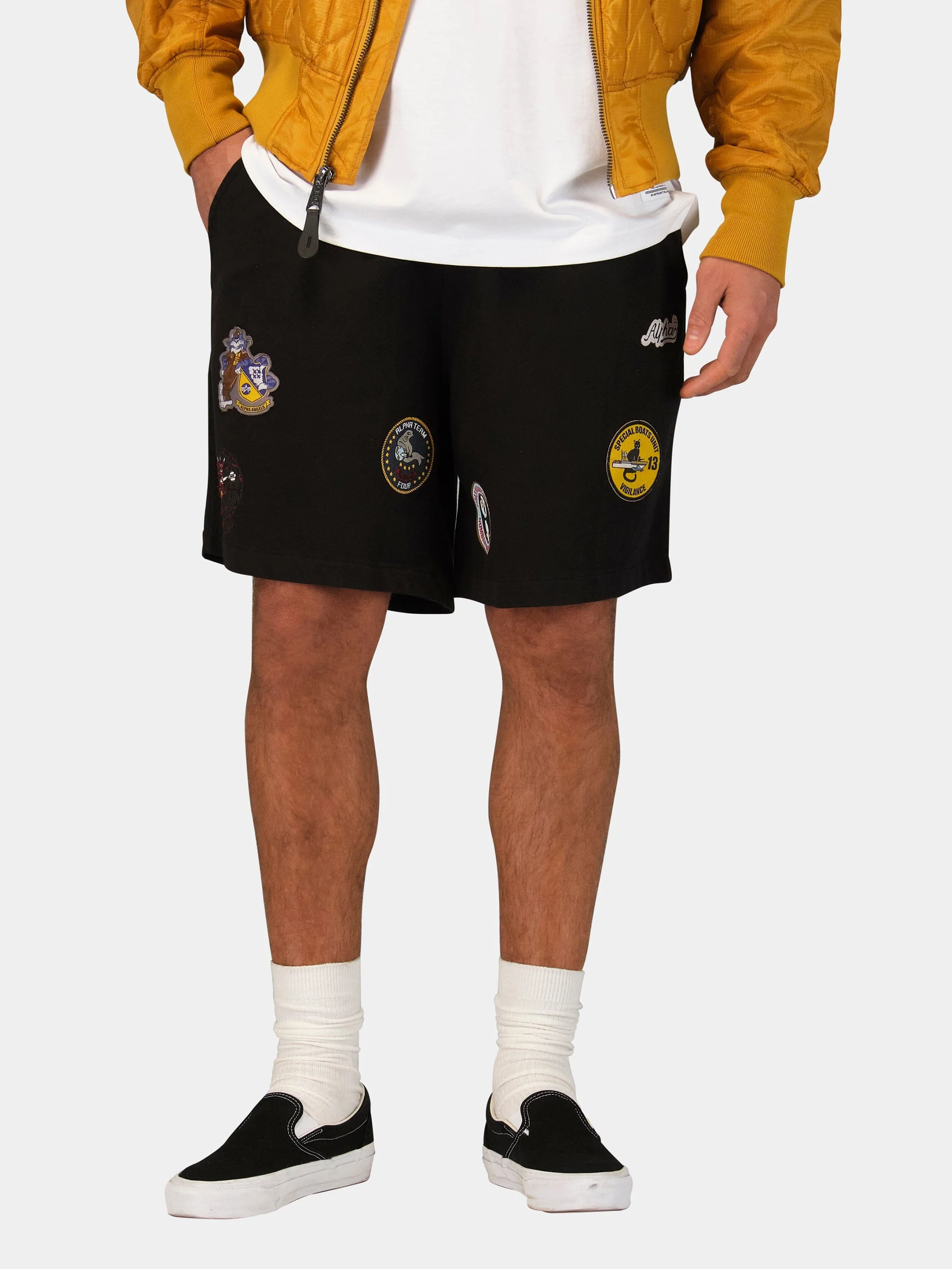 PATCHED JERSEY SHORT - Image 7