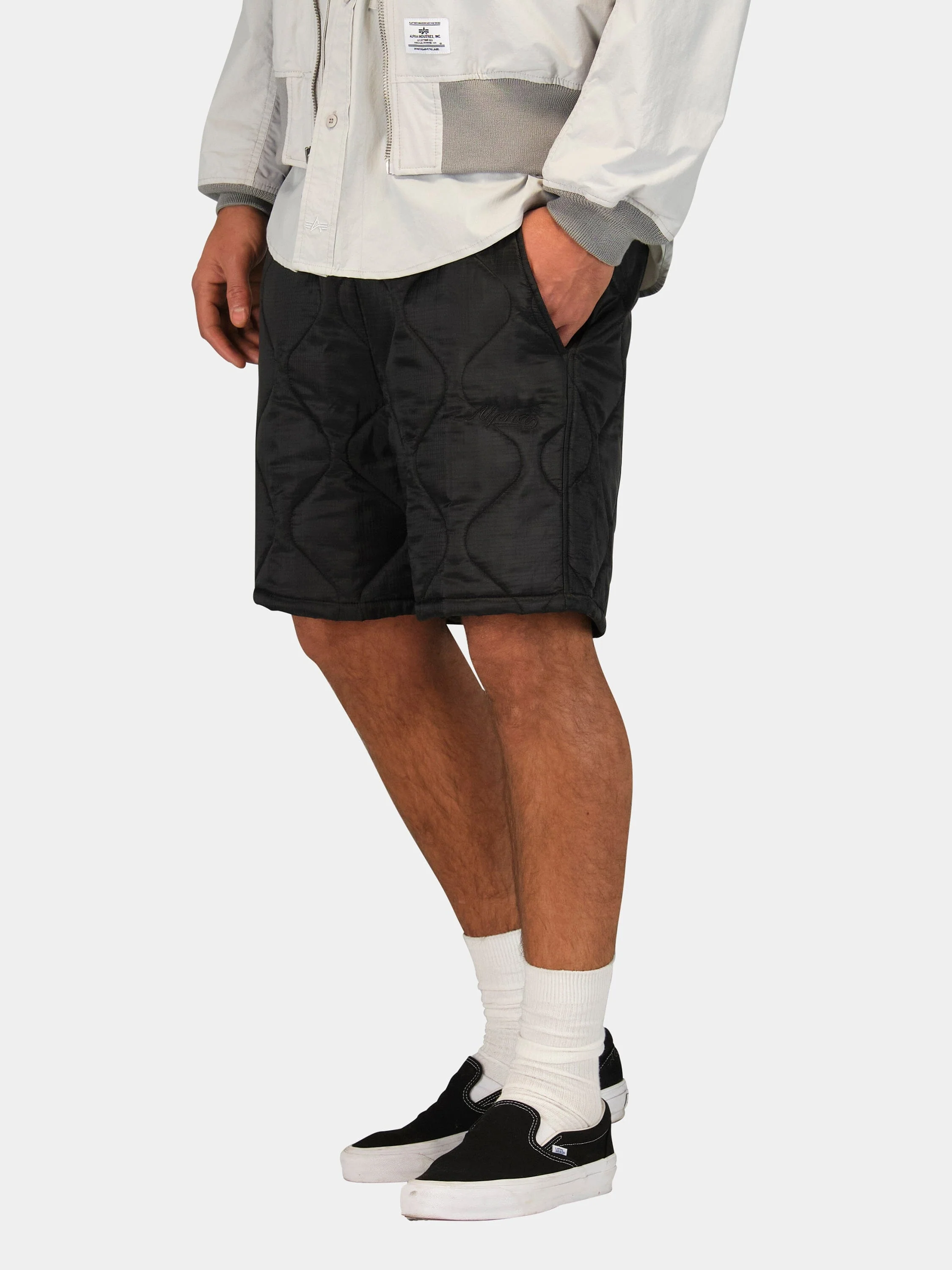 RELAXED QUILTED SHORT - Image 10