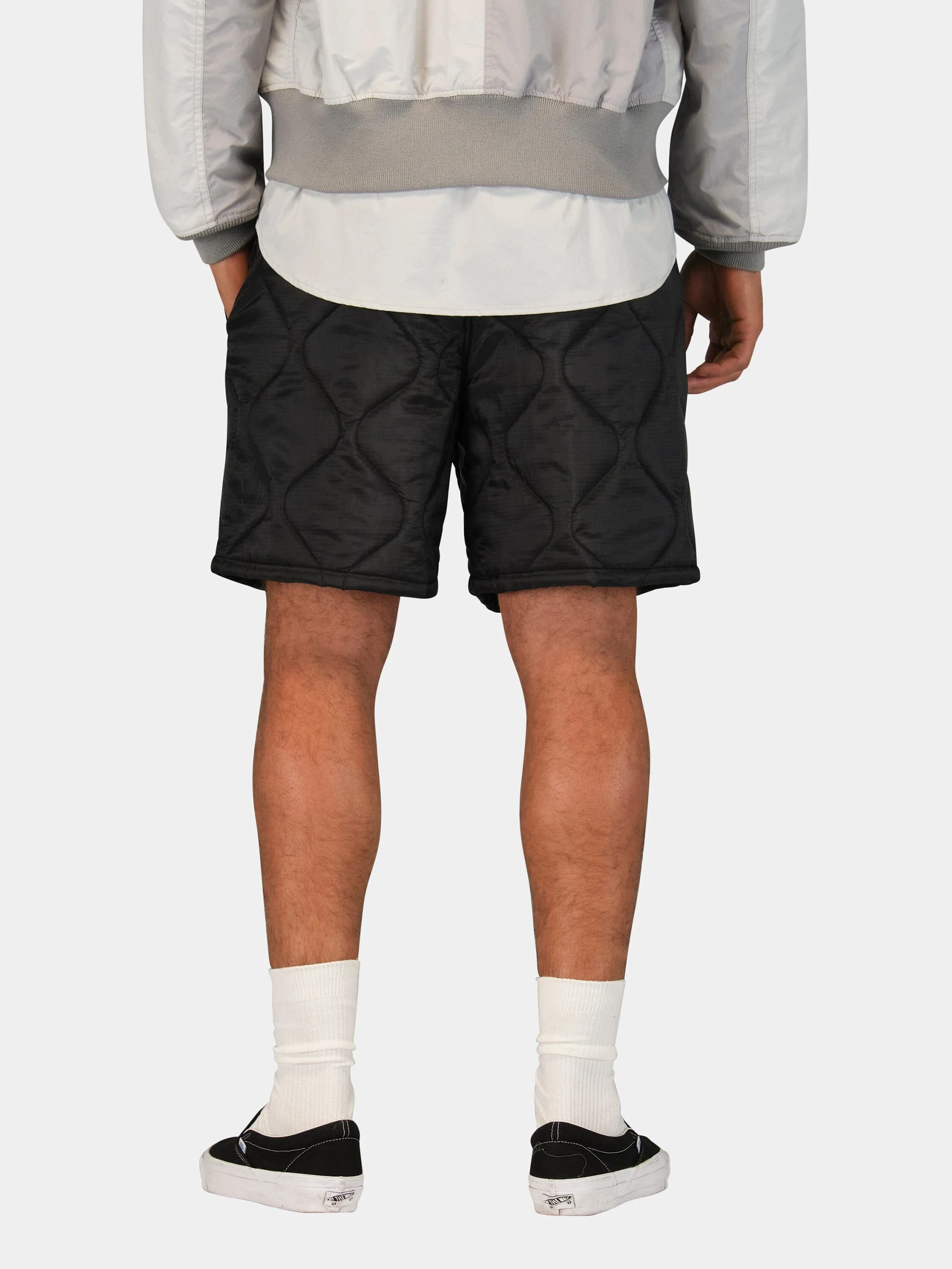 RELAXED QUILTED SHORT - Image 11