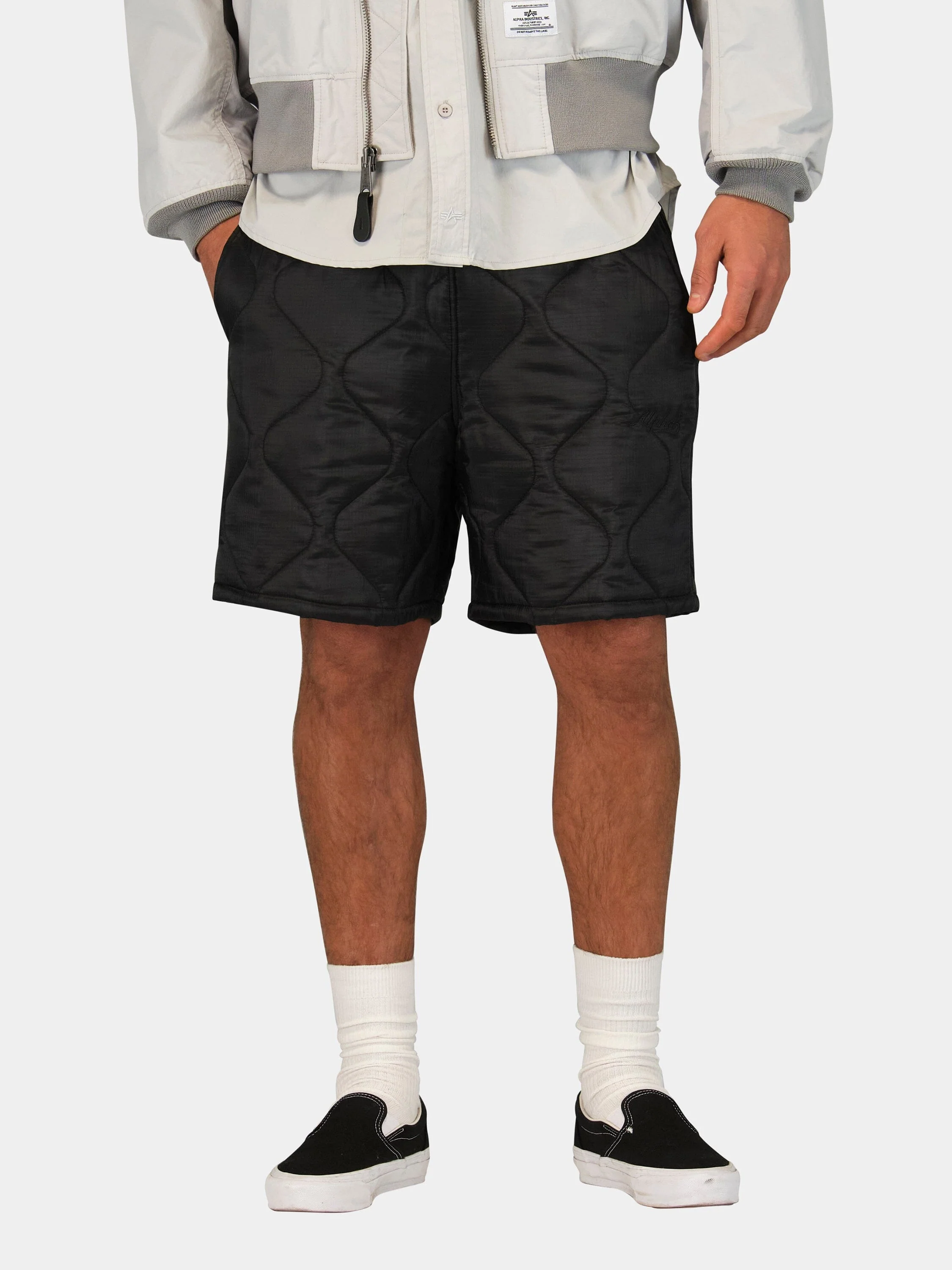 RELAXED QUILTED SHORT - Image 9
