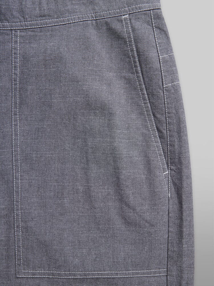 WIDE LEG COTTON TROUSER - Image 3