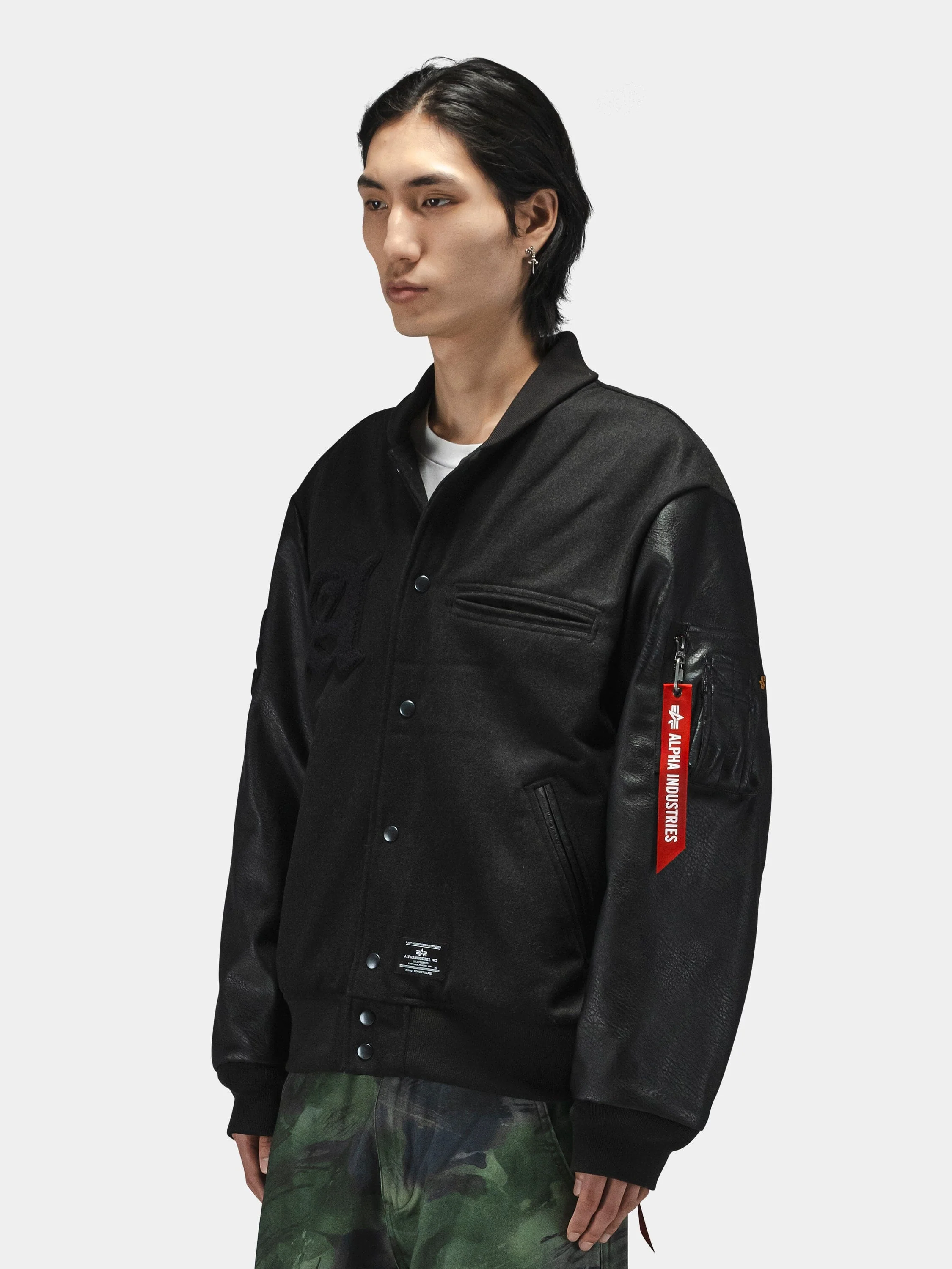 ALPHA LETTERMAN JACKET - Image 3