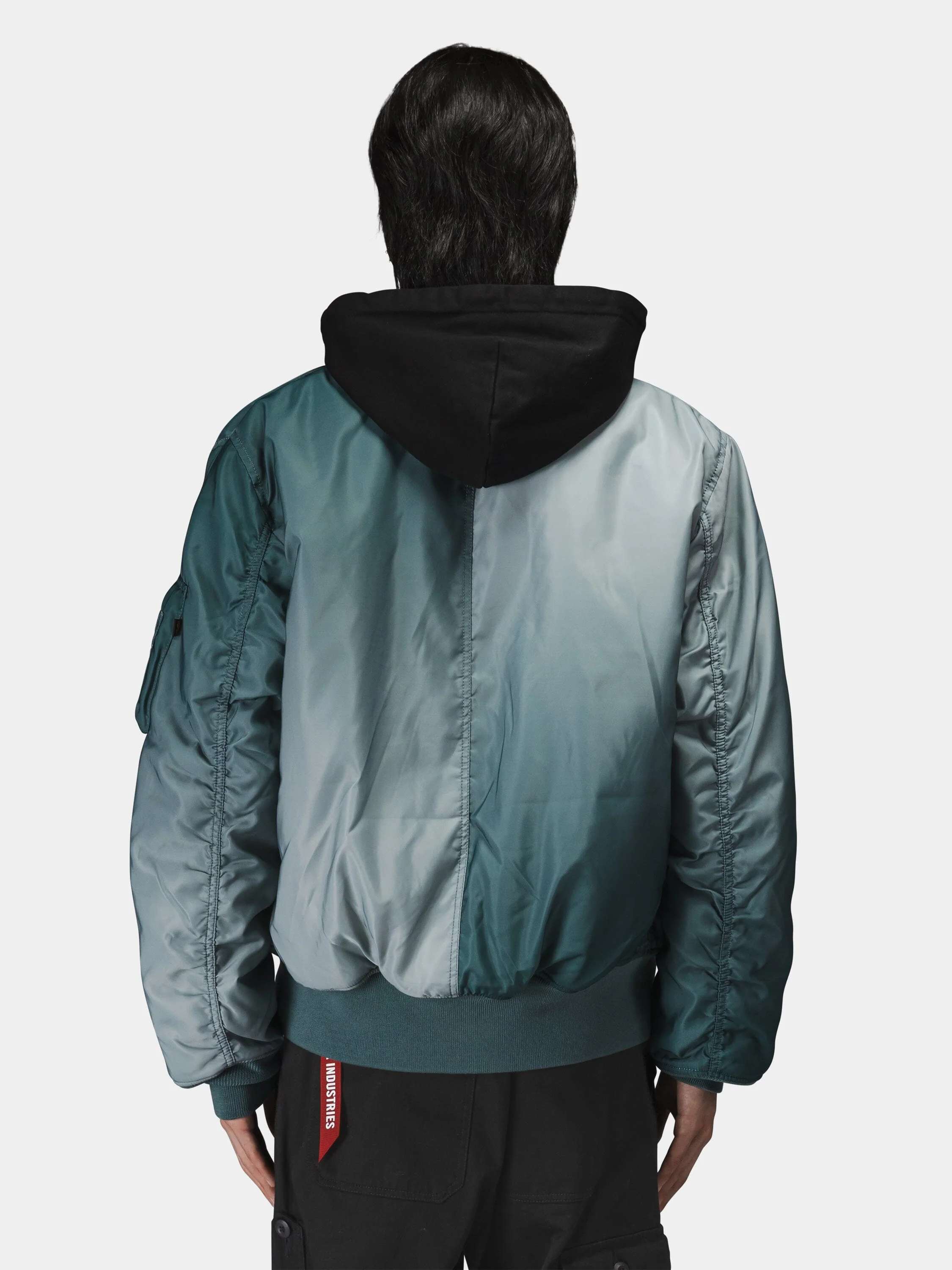 GRADIENT WASHED FLIGHT JACKET - Image 4