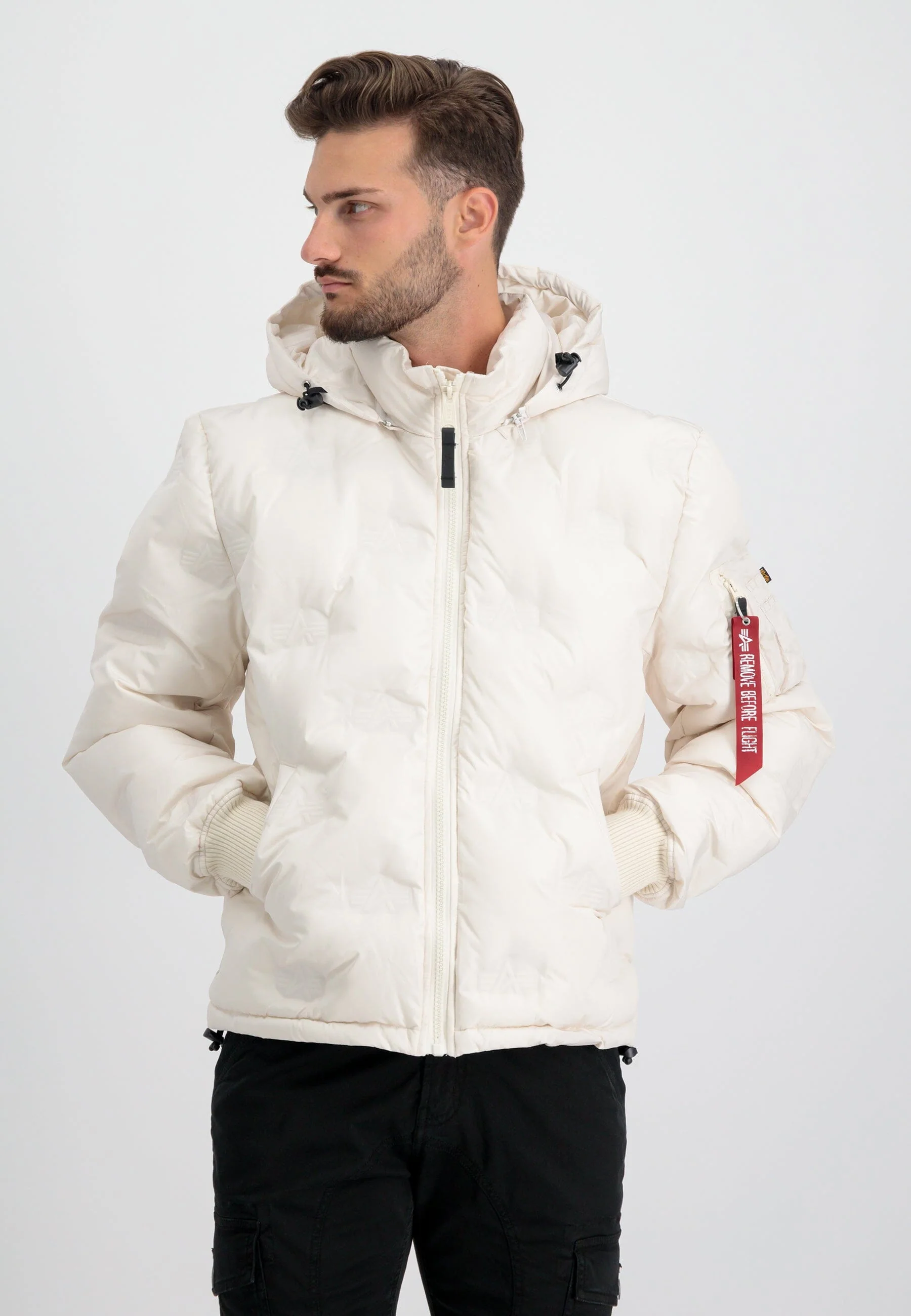 HOODED LOGO PUFFER - Image 7