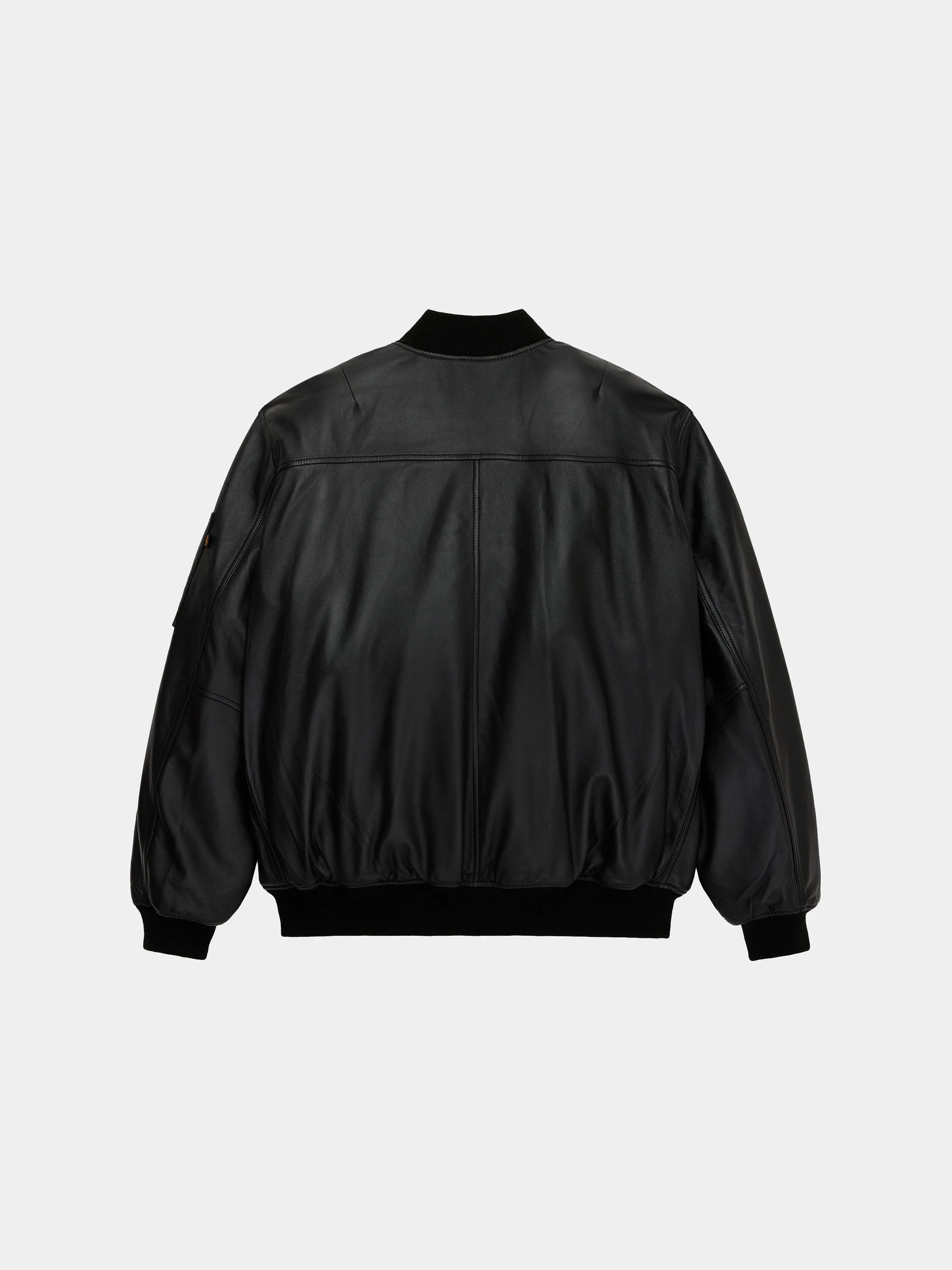 LEATHER MA-1 FLIGHT JACKET - Image 5