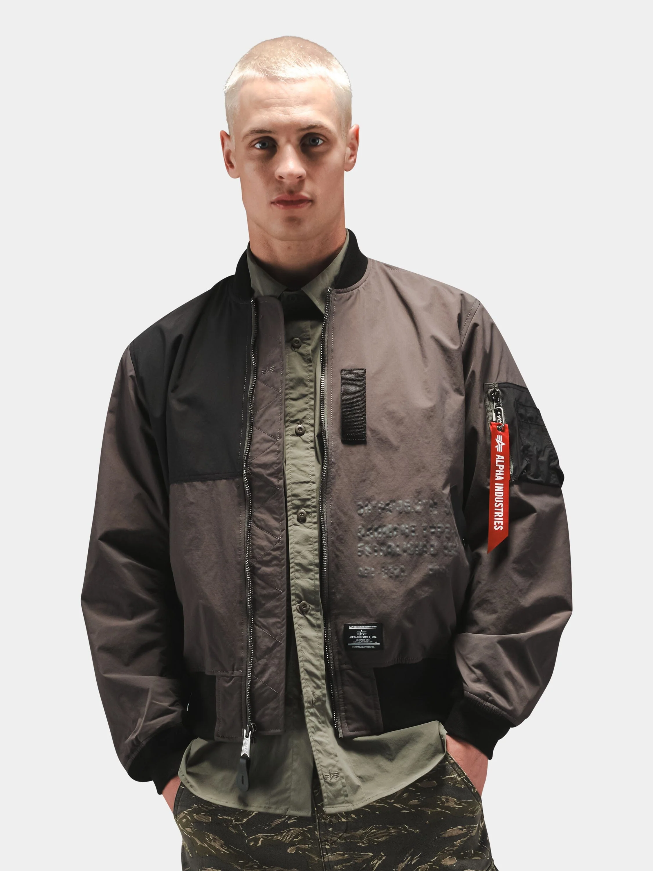 L-2B RELAXED PATCHWORK FLIGHT JACKET - Image 2