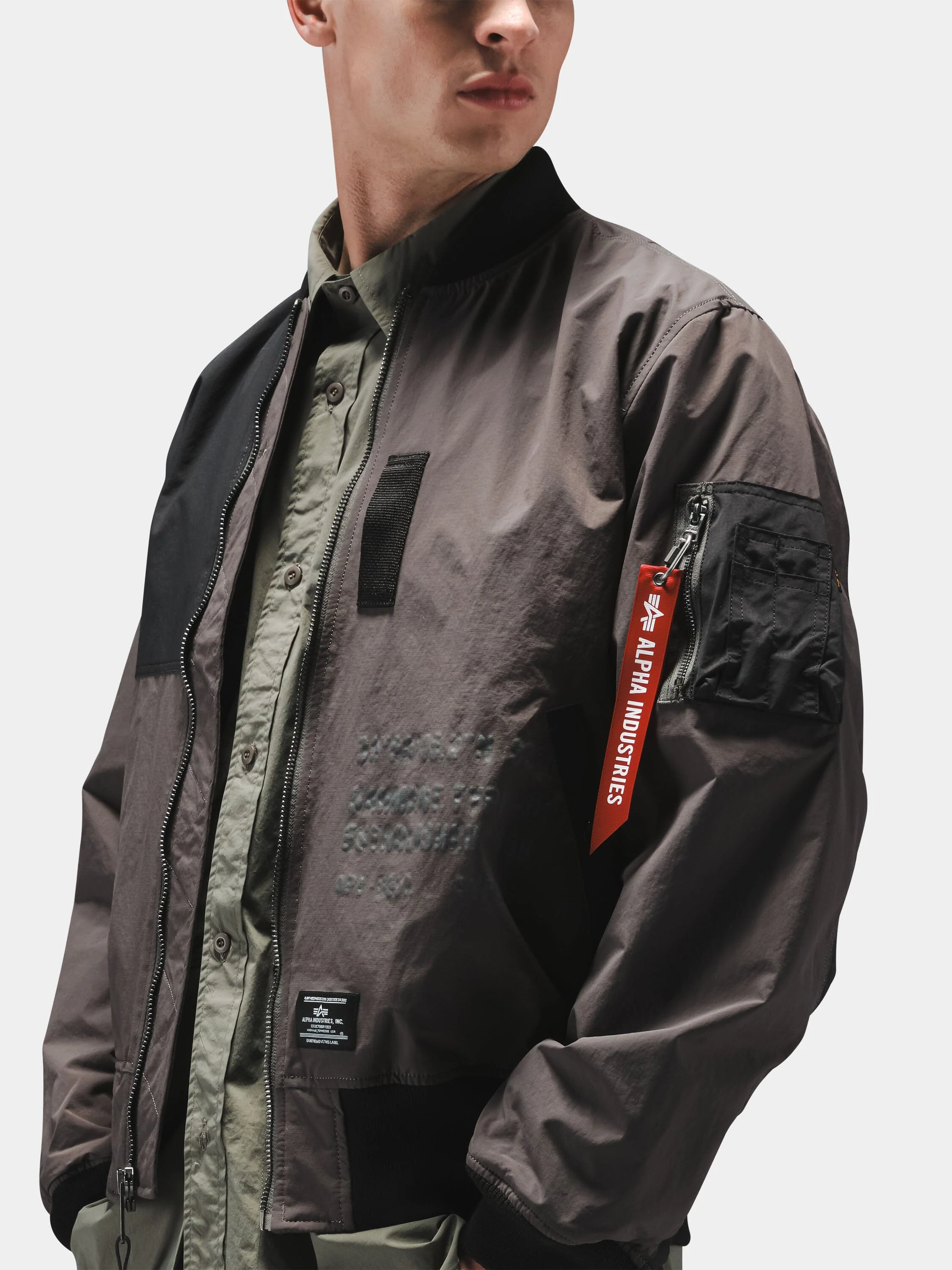 L-2B RELAXED PATCHWORK FLIGHT JACKET - Image 4