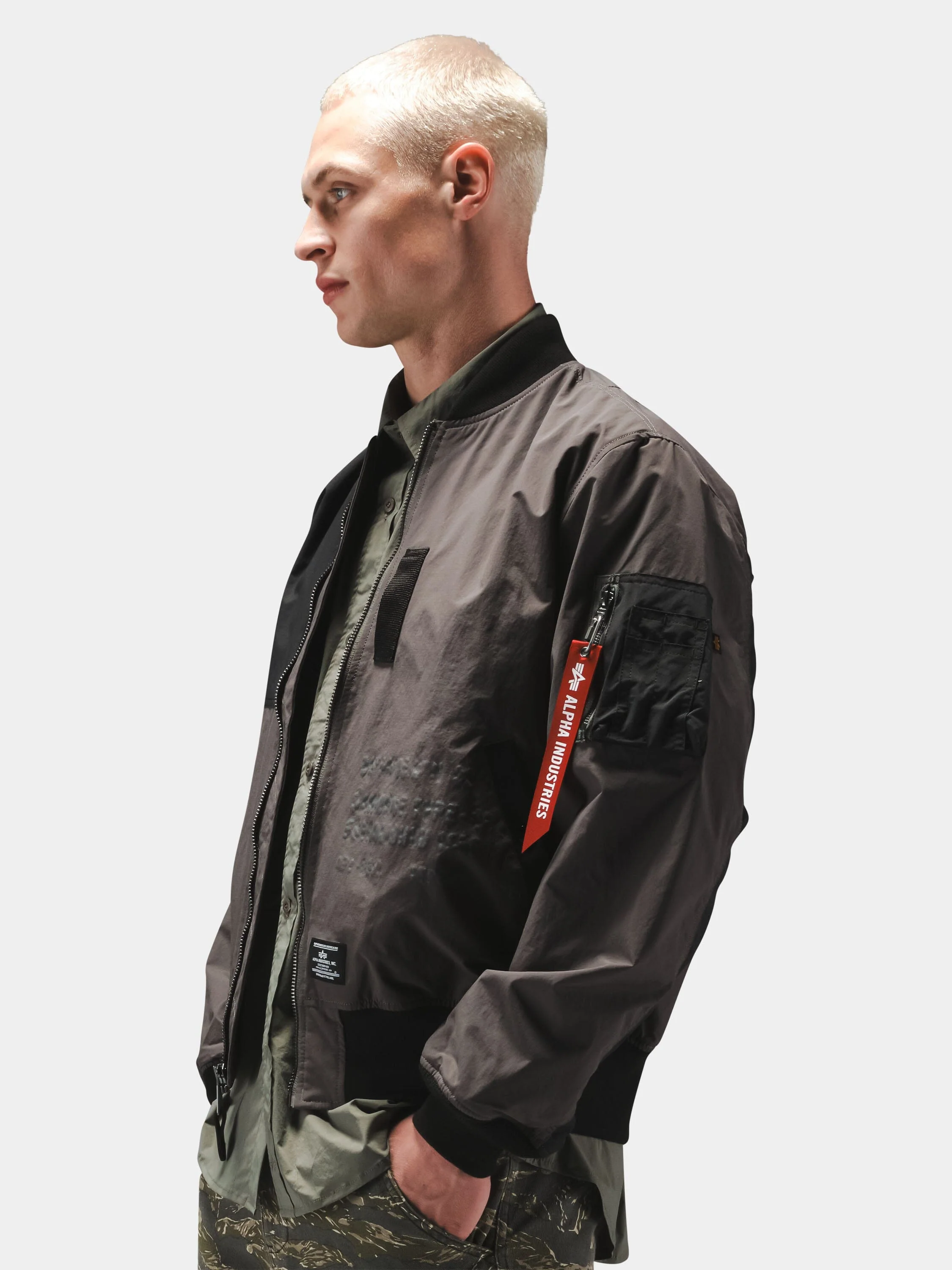 L-2B RELAXED PATCHWORK FLIGHT JACKET - Image 5