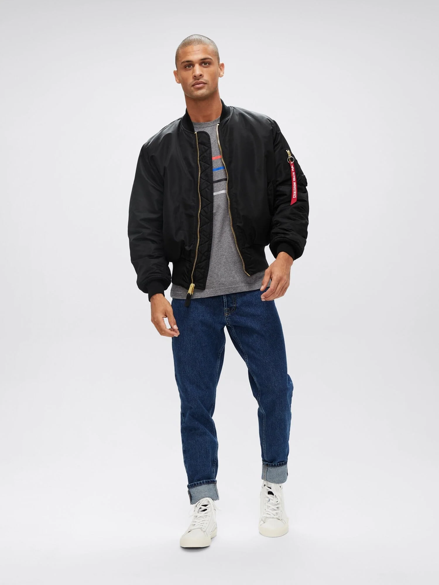 MA-1 BLOOD CHIT (BLACK) - Image 5