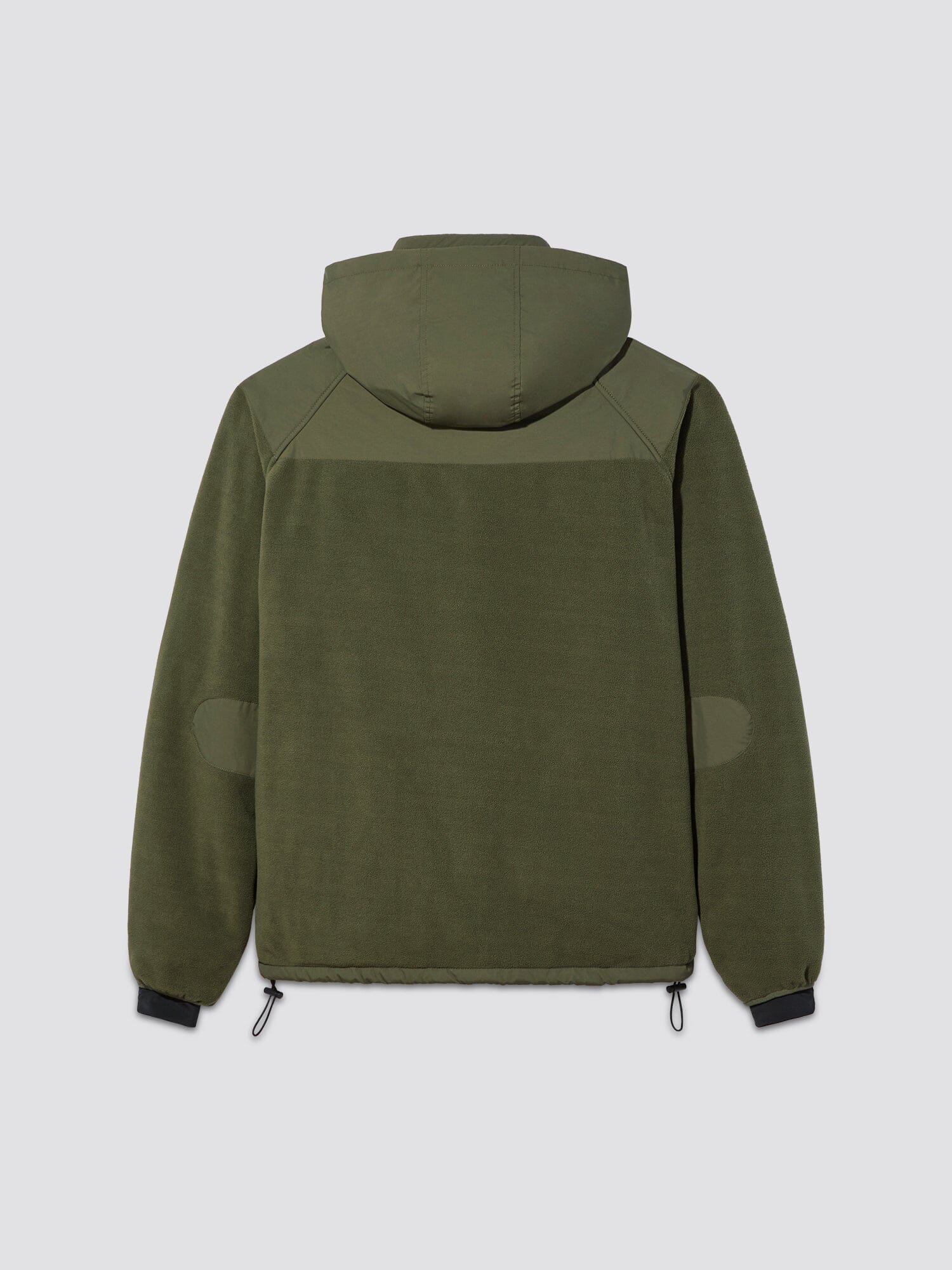 MIXED MEDIA FLEECE FULL ZIP HOODIE - Image 9