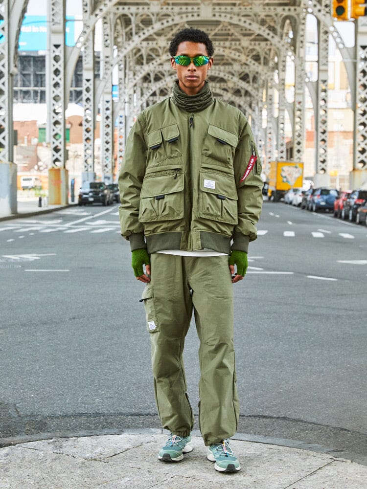 MULTI POCKET BOMBER JACKET - Image 4