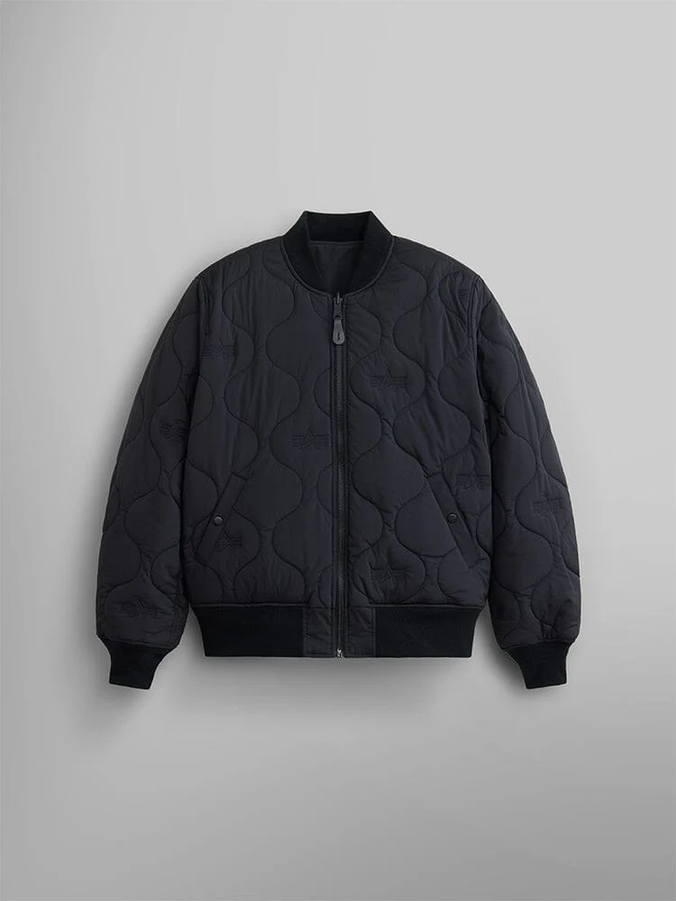 REVERSIBLE ONION QUILTED MA-1 BOMBER JACKET - Image 7