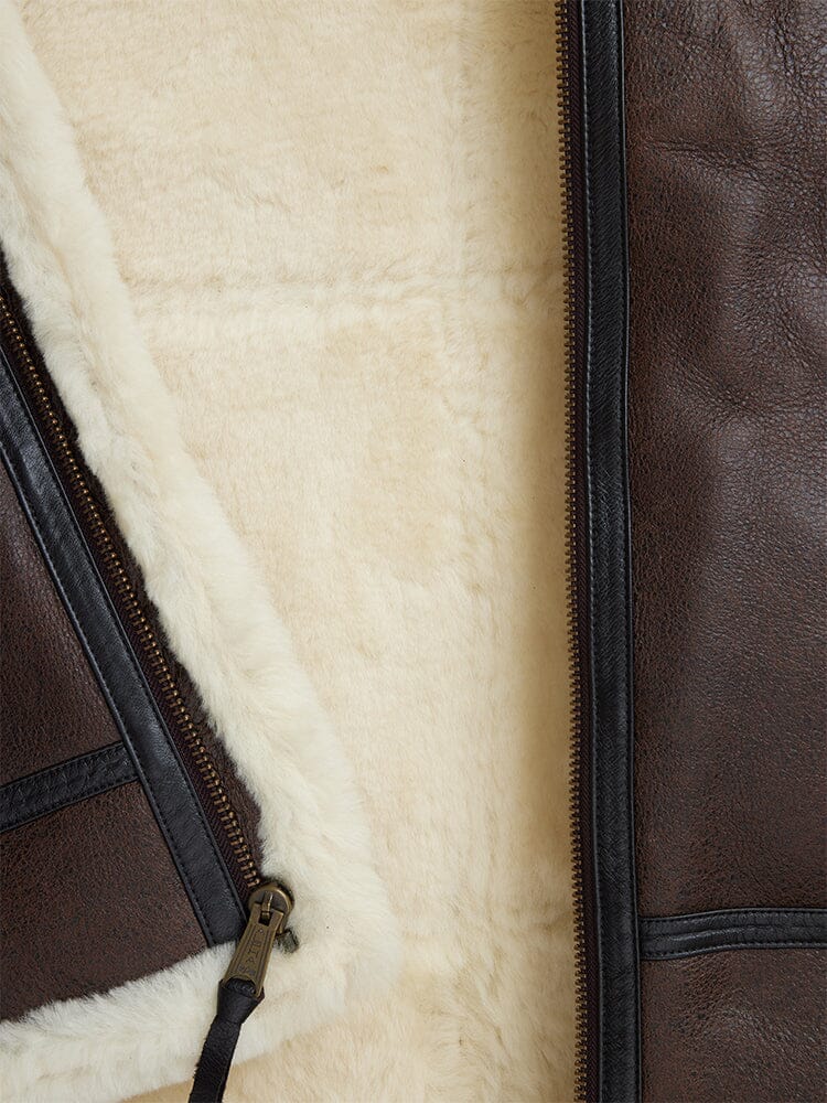 B-3 SHERPA LEATHER JACKET - Image 4