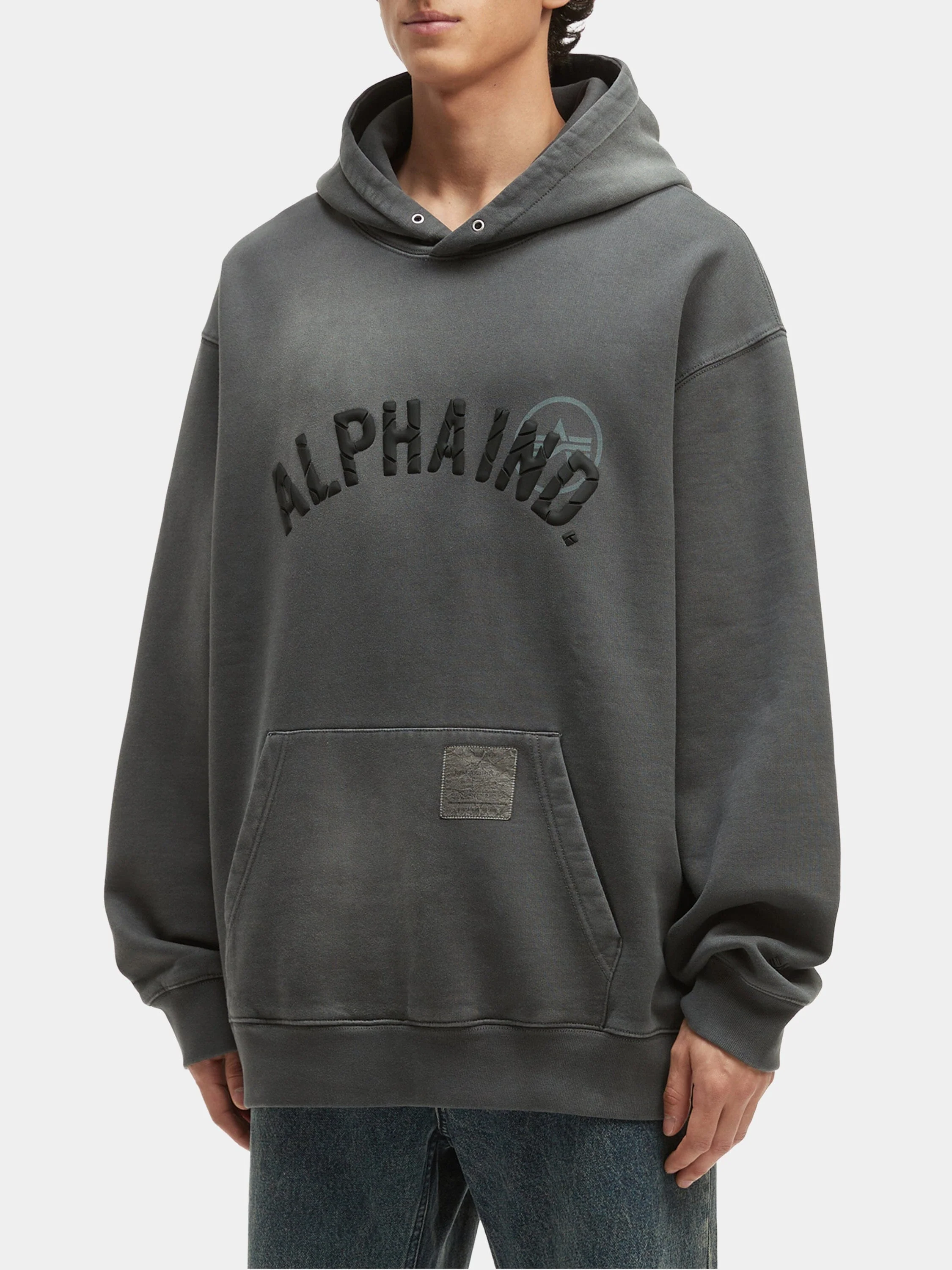 UNFRM WASHED ALPHA IND HOODIE - Image 6