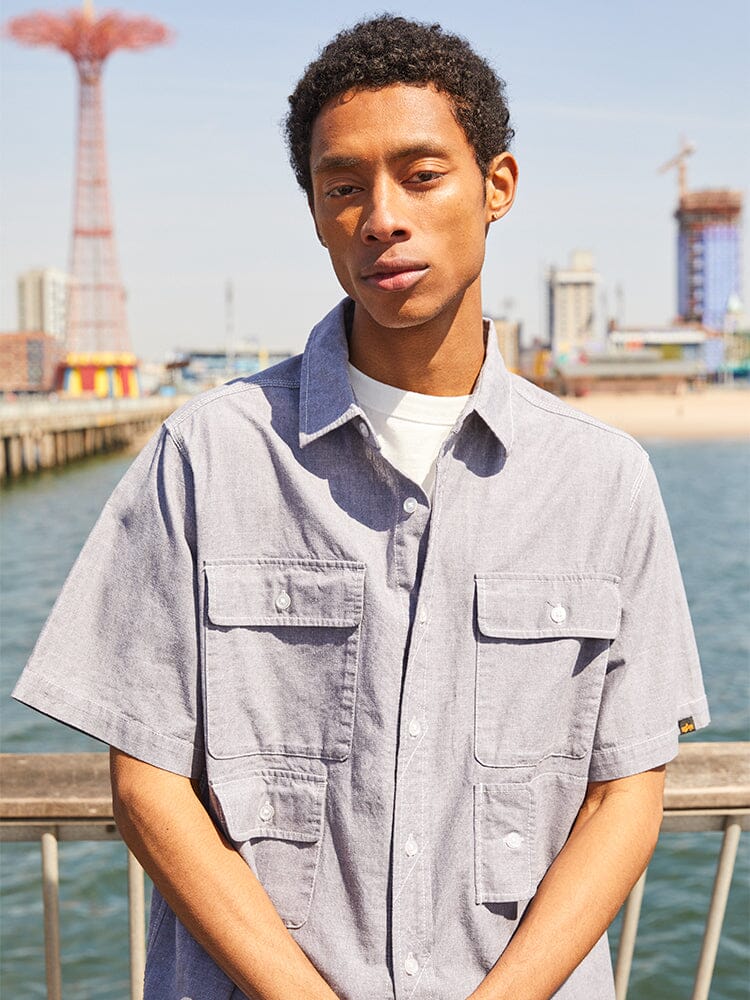 SHORT SLEEVE MULTI POCKET SHIRT - Image 11