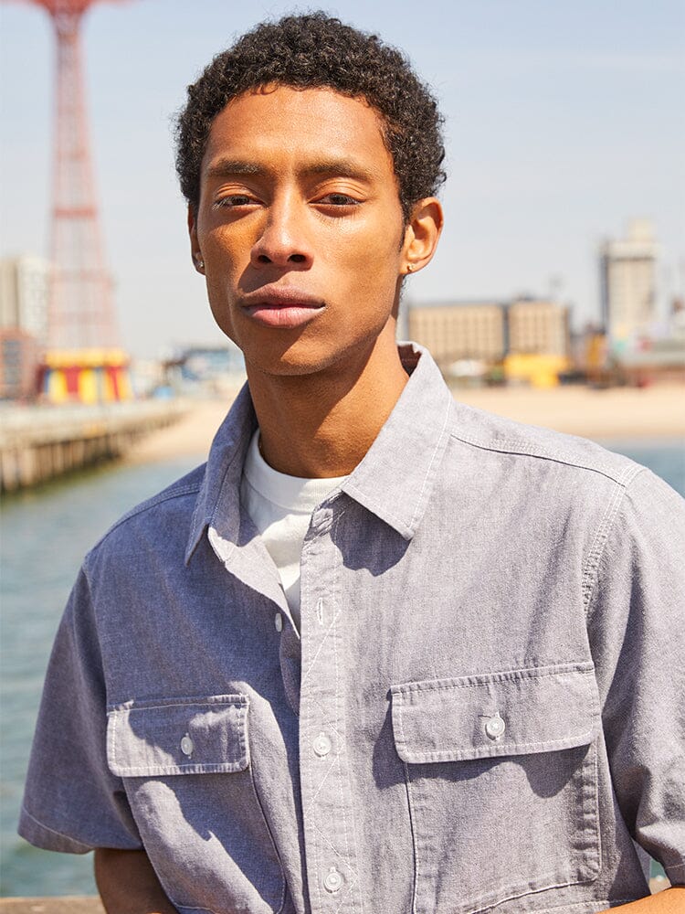 SHORT SLEEVE MULTI POCKET SHIRT - Image 12