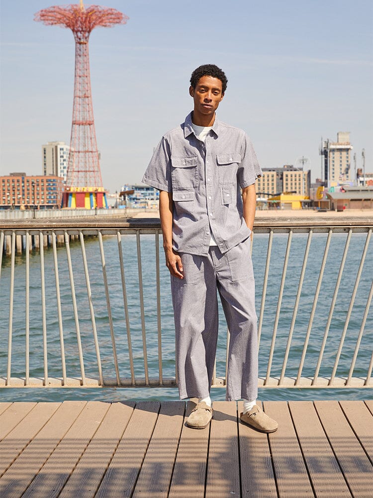 SHORT SLEEVE MULTI POCKET SHIRT - Image 14