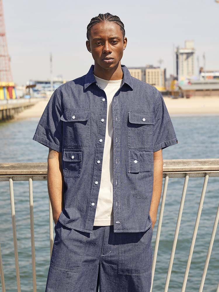 SHORT SLEEVE MULTI POCKET SHIRT - Image 2