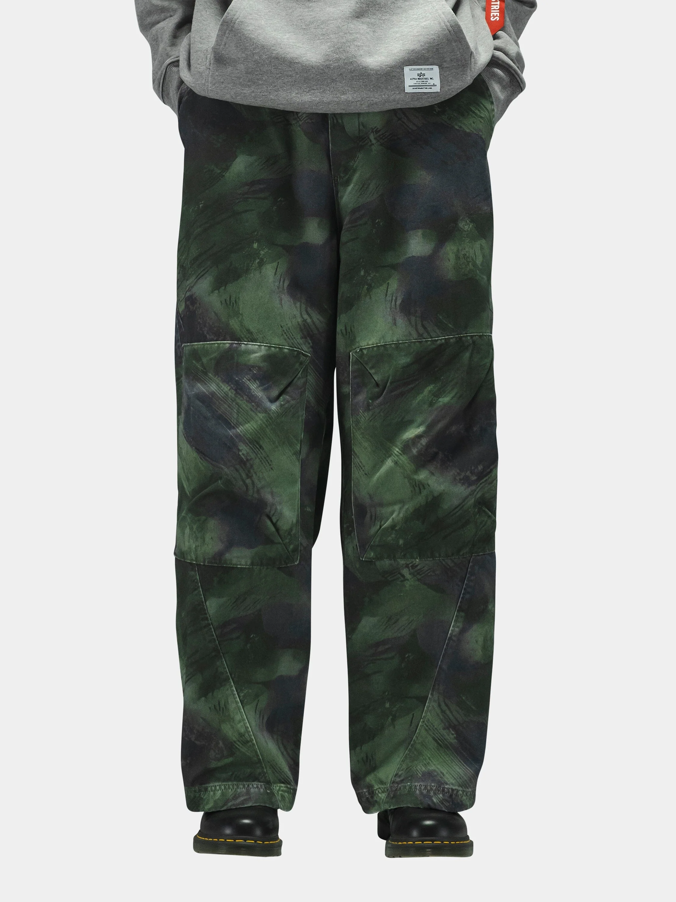 OVERSIZED WASHED PANT (OLIVE RD CAMO) - Image 2