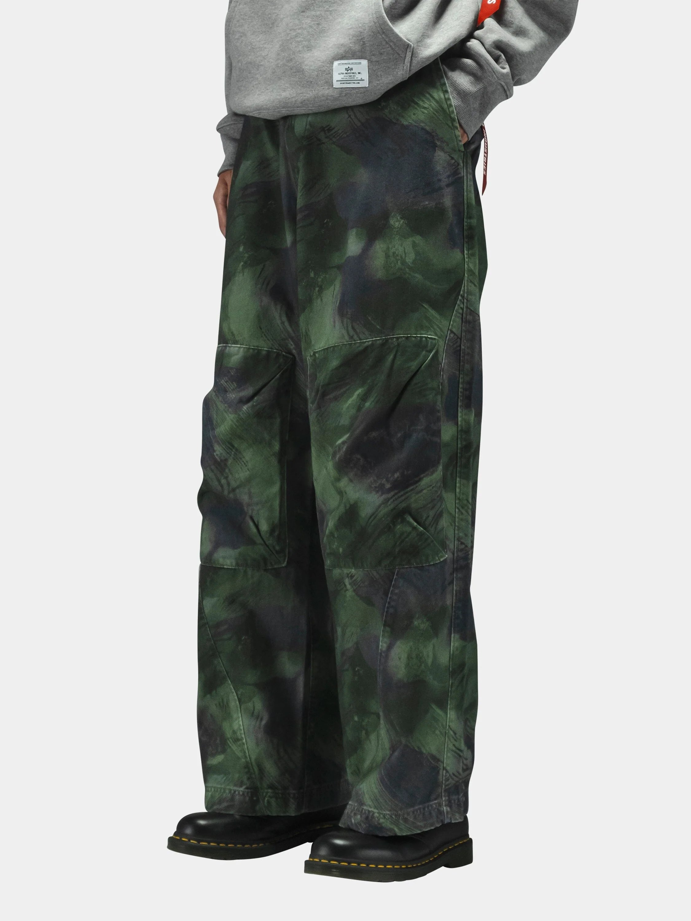 OVERSIZED WASHED PANT (OLIVE RD CAMO) - Image 3