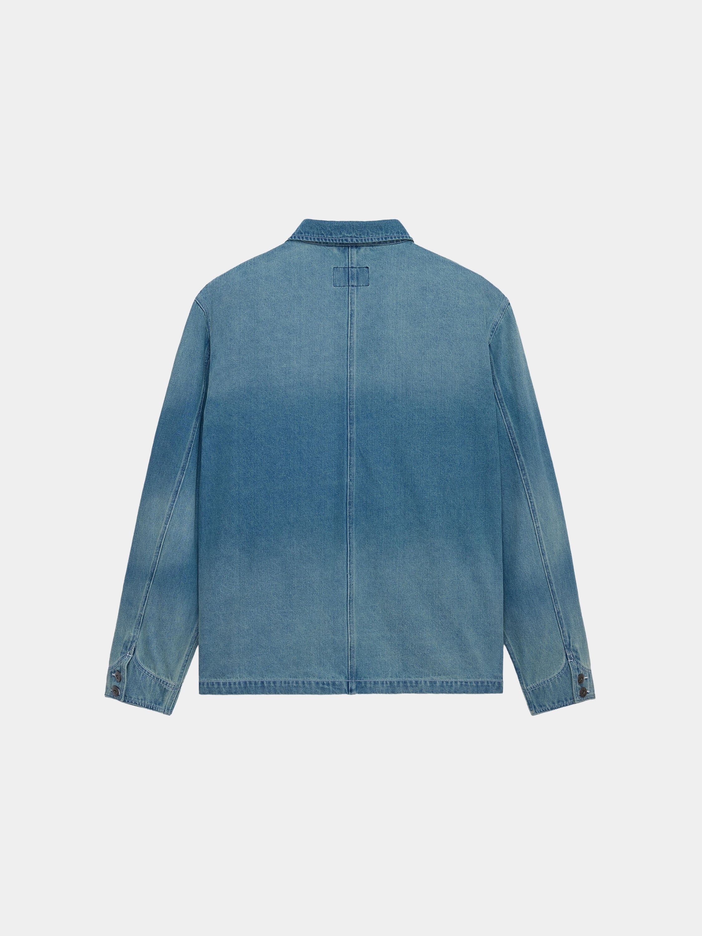 DENIM RELAXED CHORE COAT - Image 6