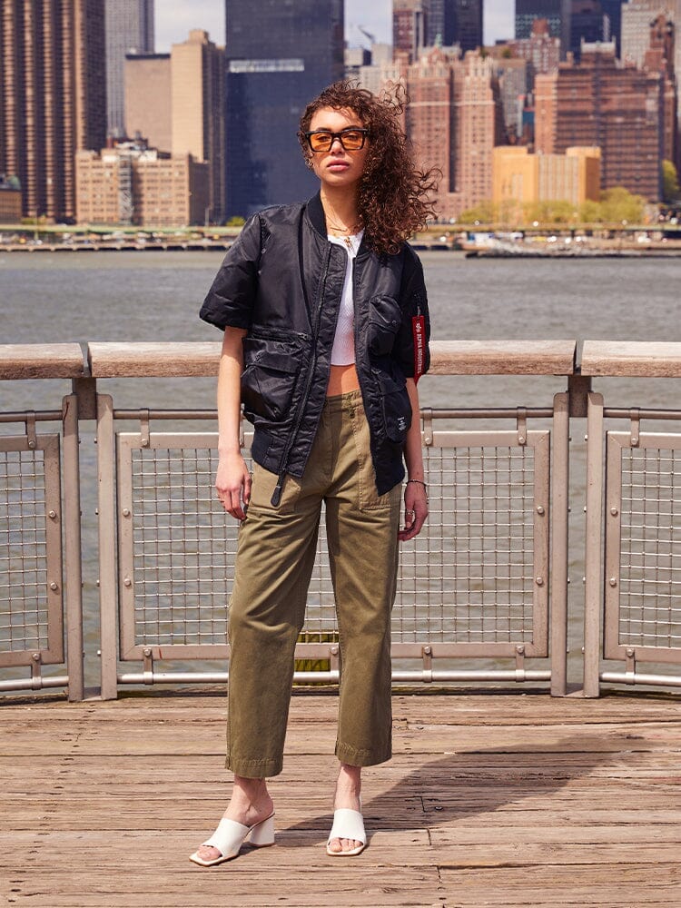 L-2B SHORT SLEEVE BOMBER JACKET - Image 12