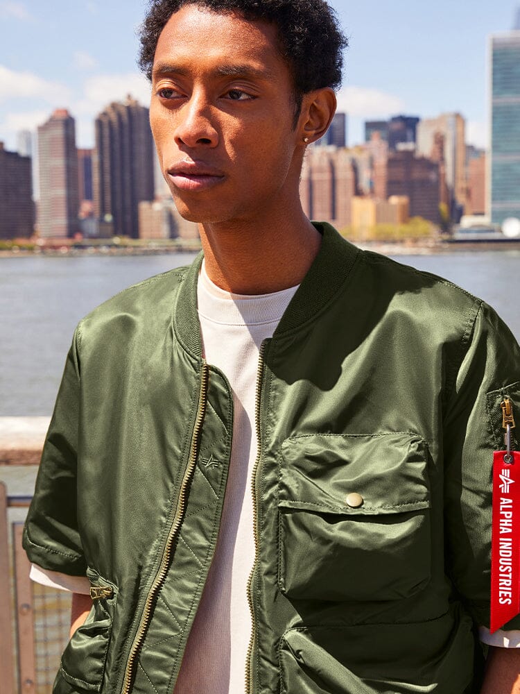 L-2B SHORT SLEEVE BOMBER JACKET - Image 15