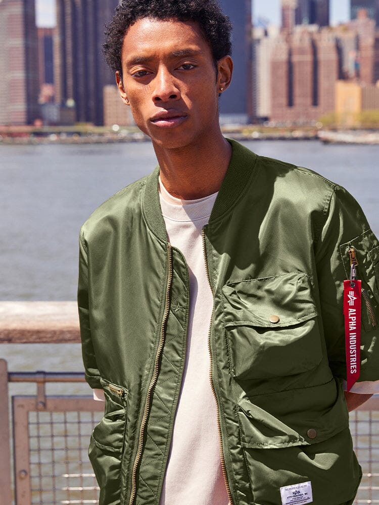 L-2B SHORT SLEEVE BOMBER JACKET - Image 16