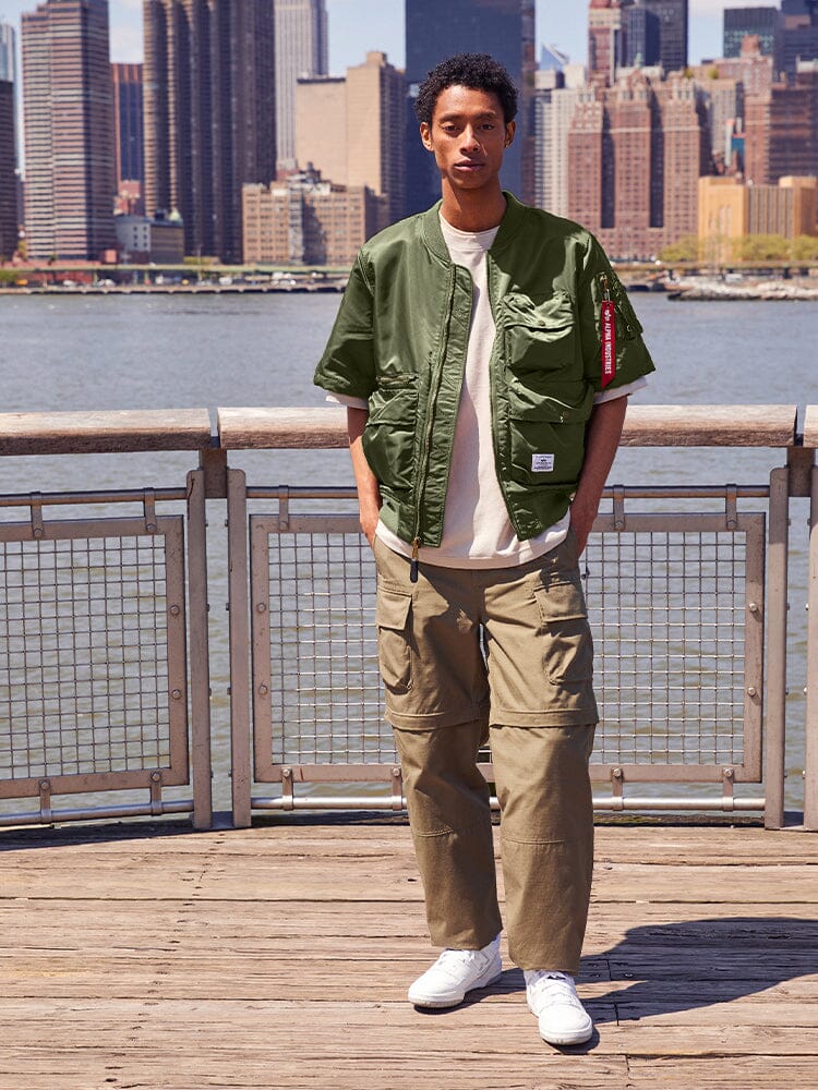 L-2B SHORT SLEEVE BOMBER JACKET - Image 17