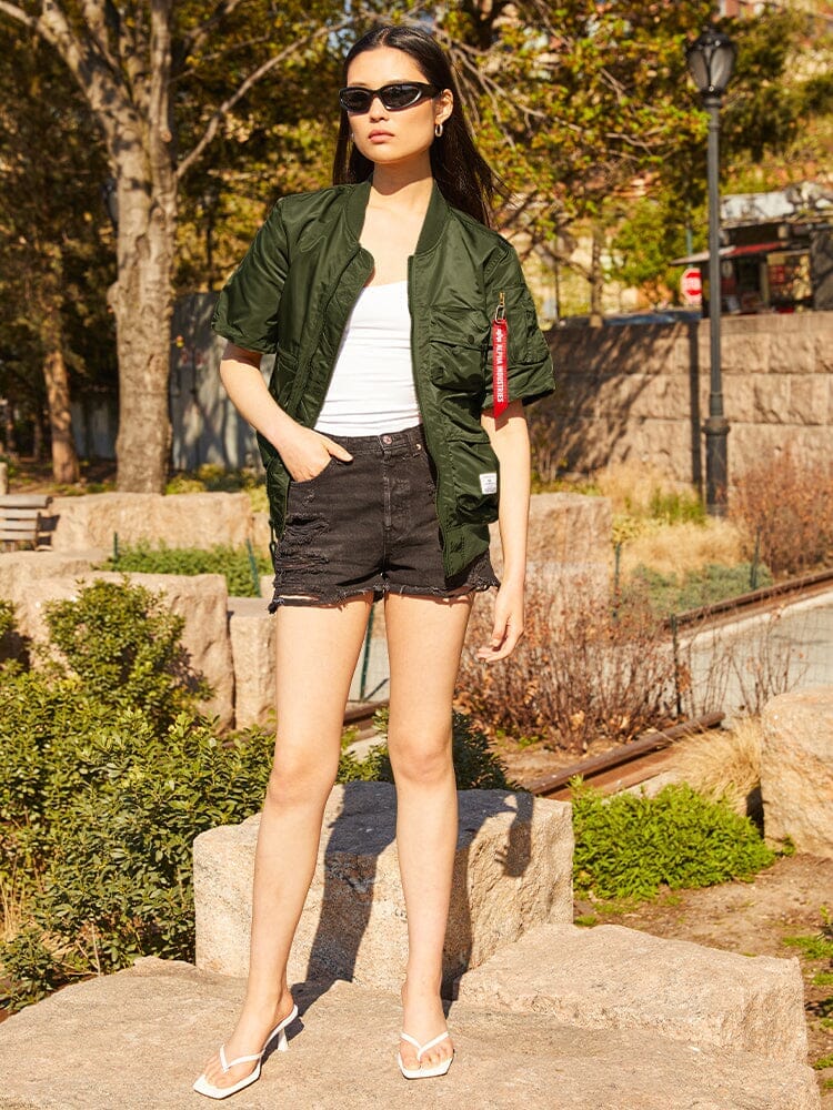 L-2B SHORT SLEEVE BOMBER JACKET - Image 23