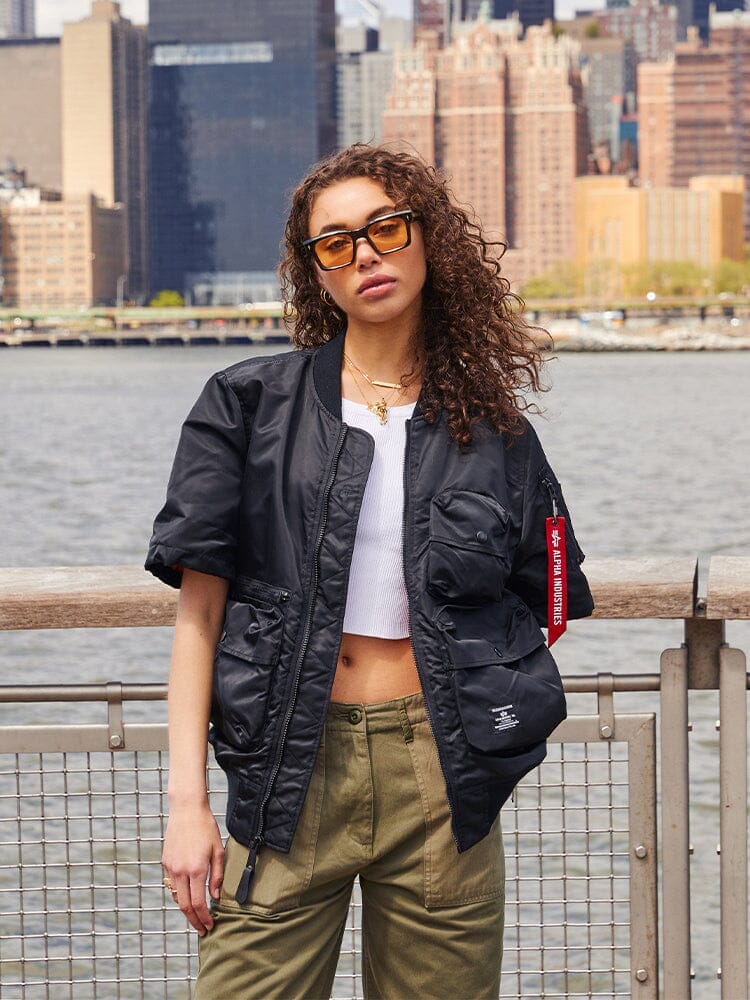 L-2B SHORT SLEEVE BOMBER JACKET - Image 9