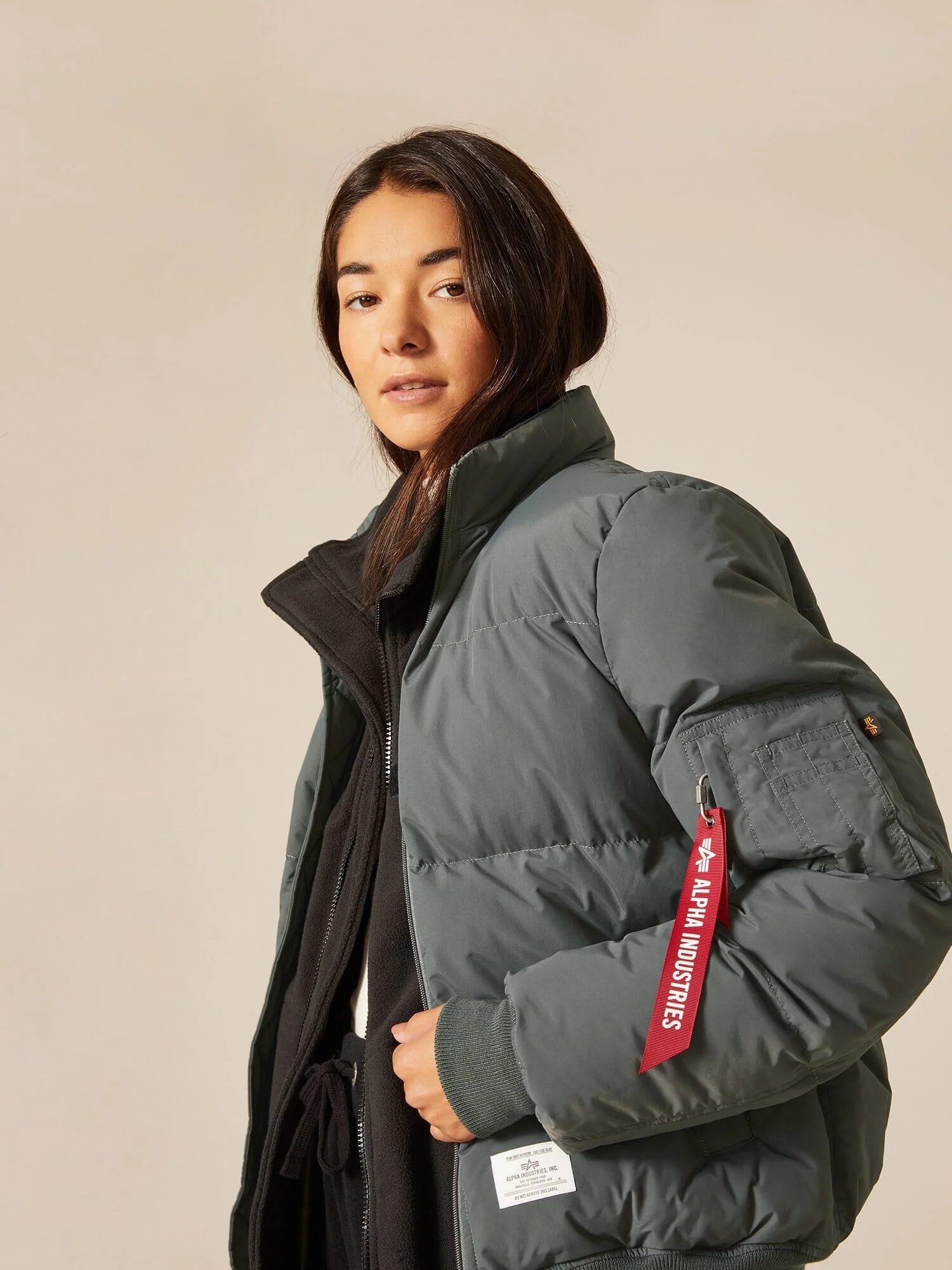 MA-1 QUILTED BOMBER JACKET - Image 4