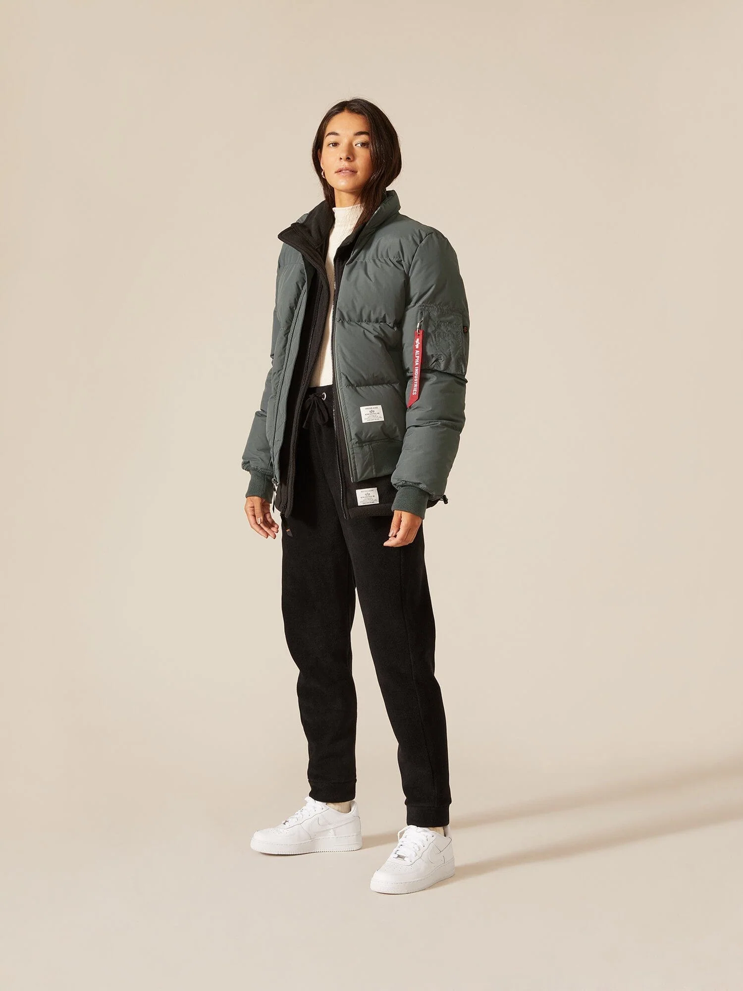MA-1 QUILTED BOMBER JACKET - Image 8