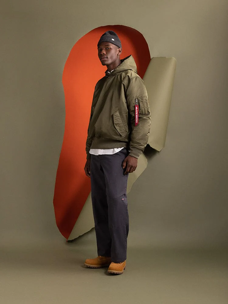 PULL-OVER MA-1 JACKET HOODIE - Image 9