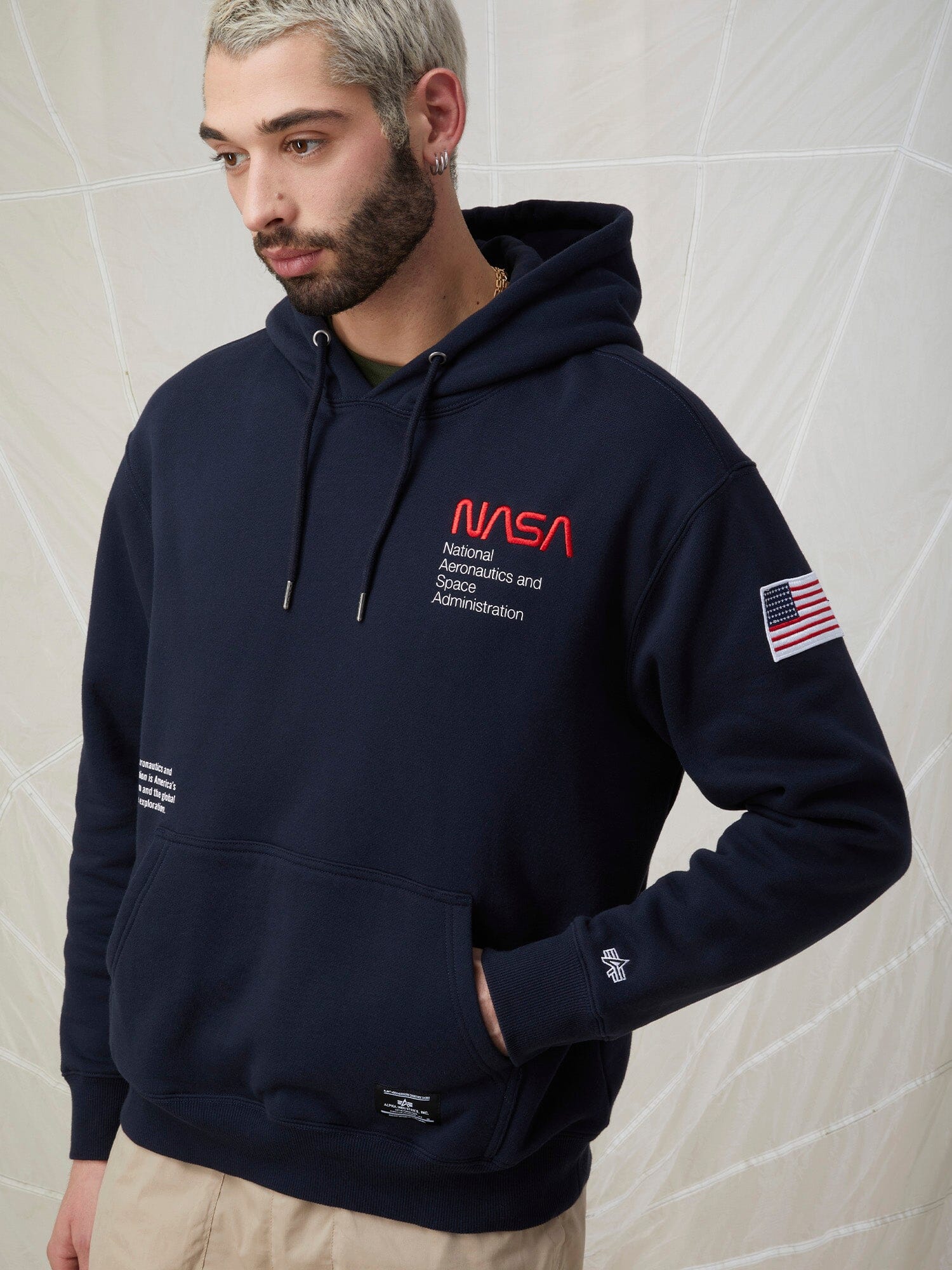 NASA WORM LOGO HOODIE - Image 18