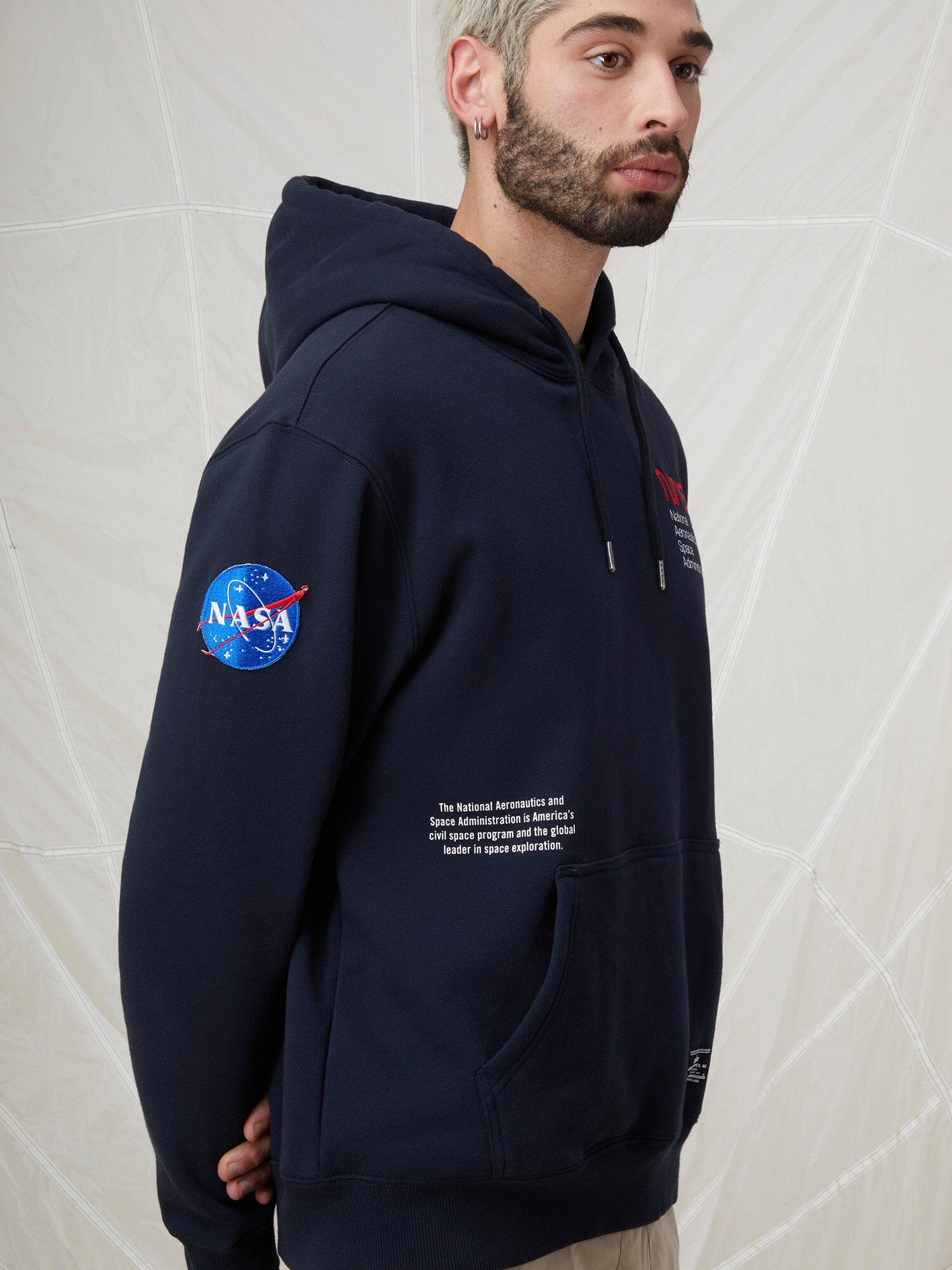 NASA WORM LOGO HOODIE - Image 19