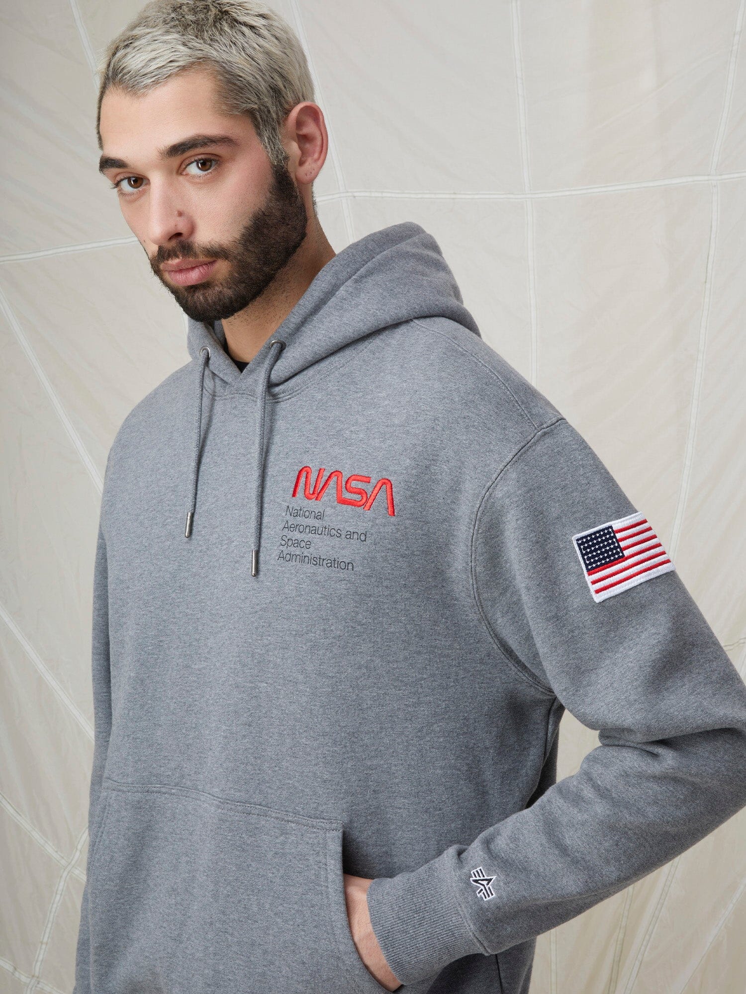 NASA WORM LOGO HOODIE - Image 33