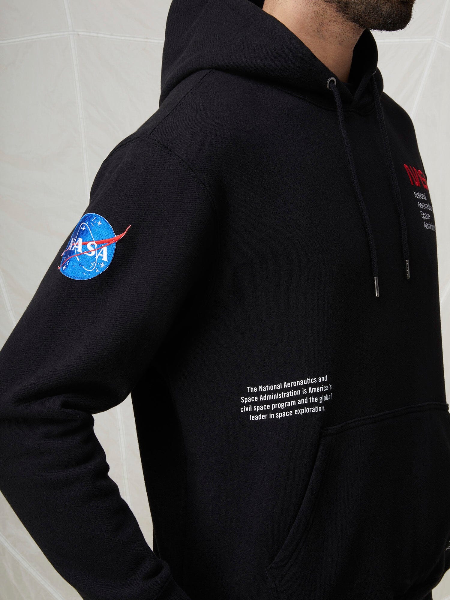 NASA WORM LOGO HOODIE - Image 5