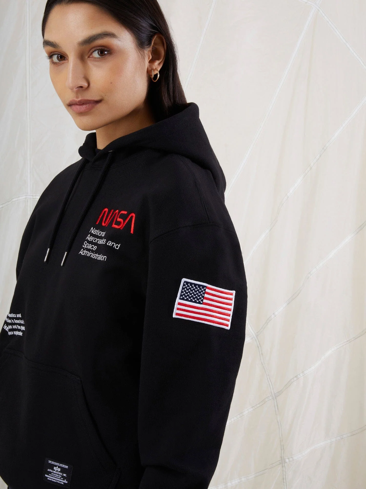 NASA WORM LOGO HOODIE - Image 6