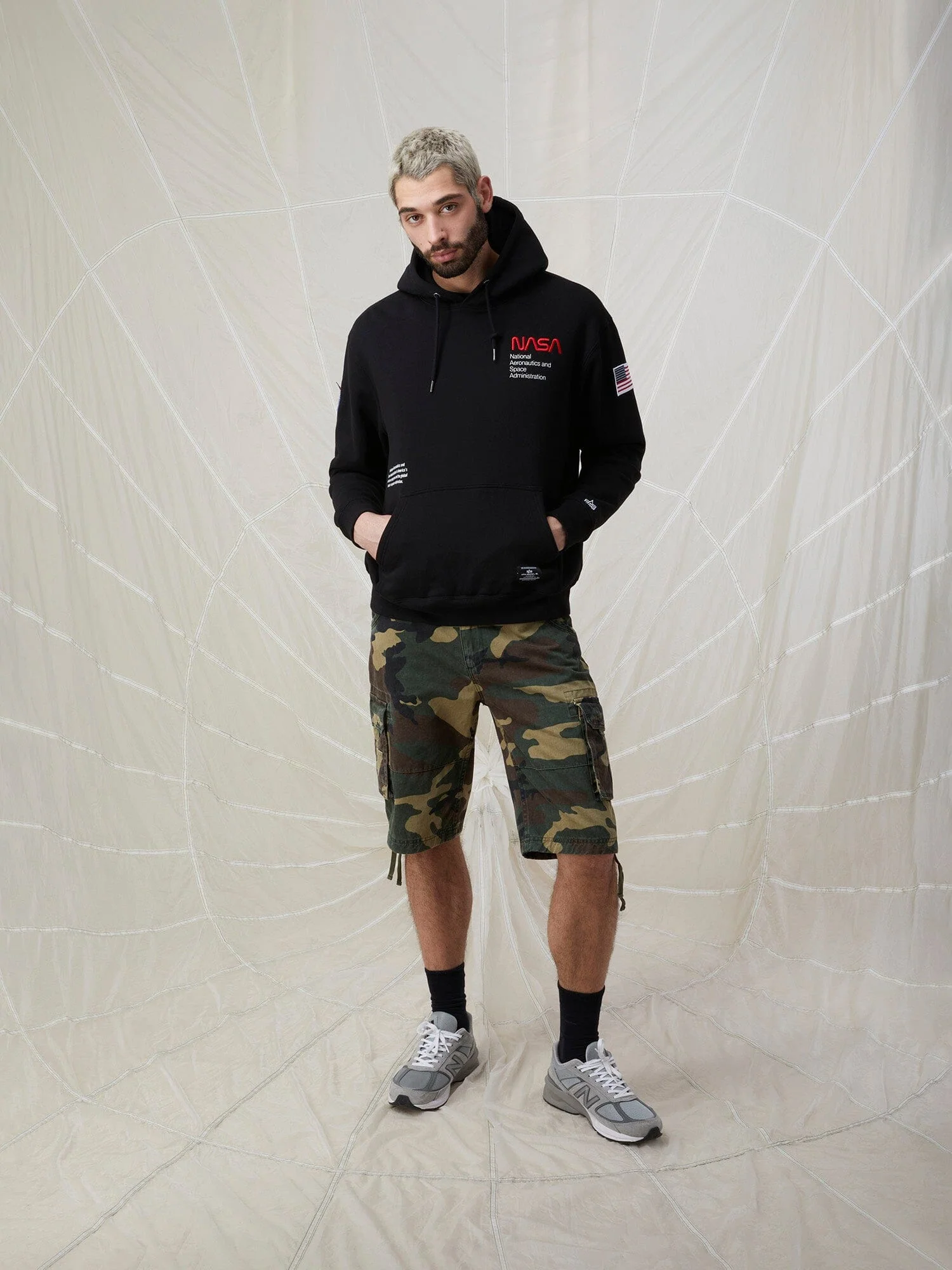 NASA WORM LOGO HOODIE - Image 9