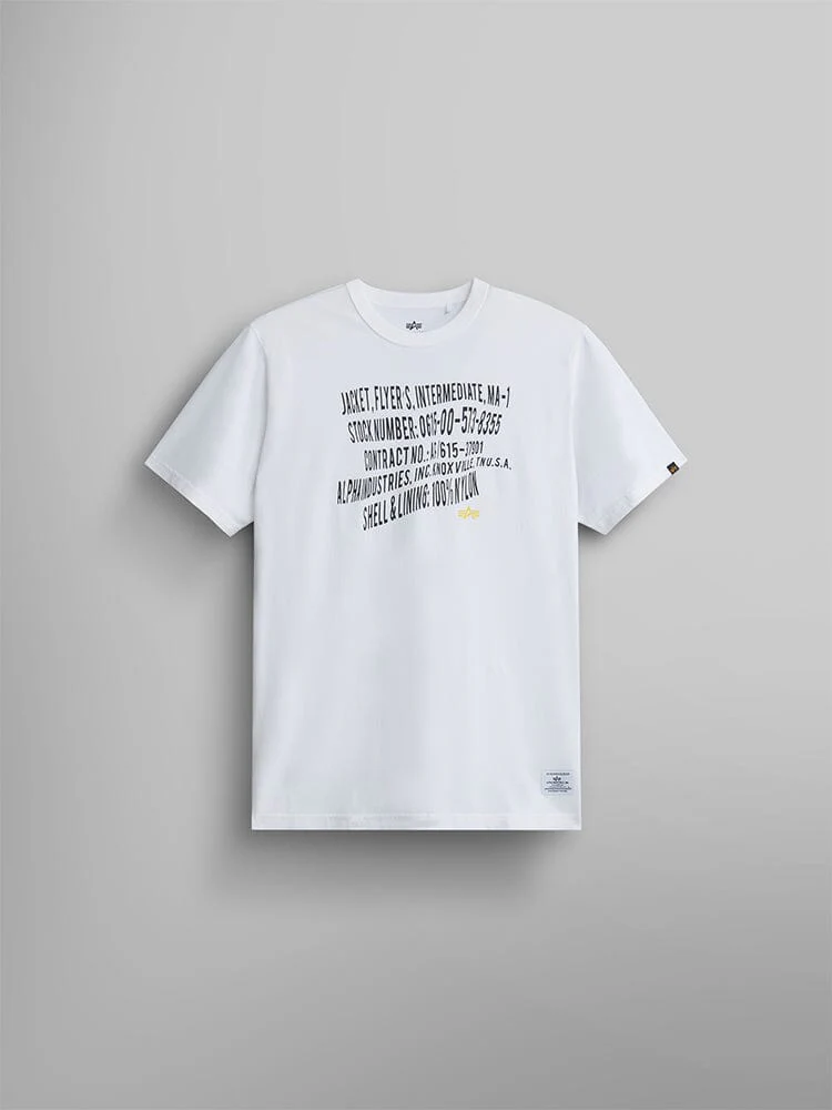 ALPHA WARPED LABEL TEE - Image 3