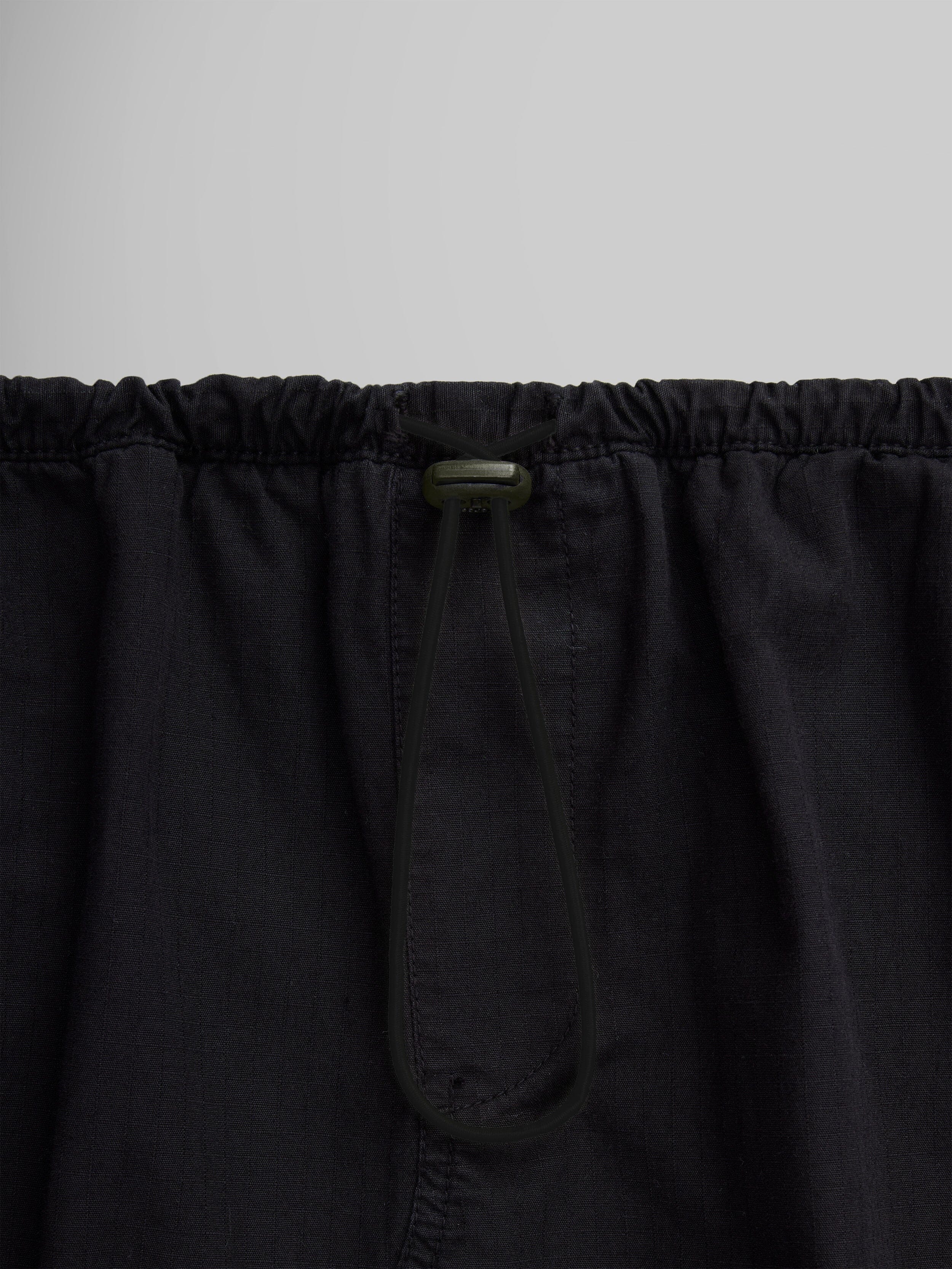 DRAWCORD SKIRT WOMENS (BLACK) - Image 4