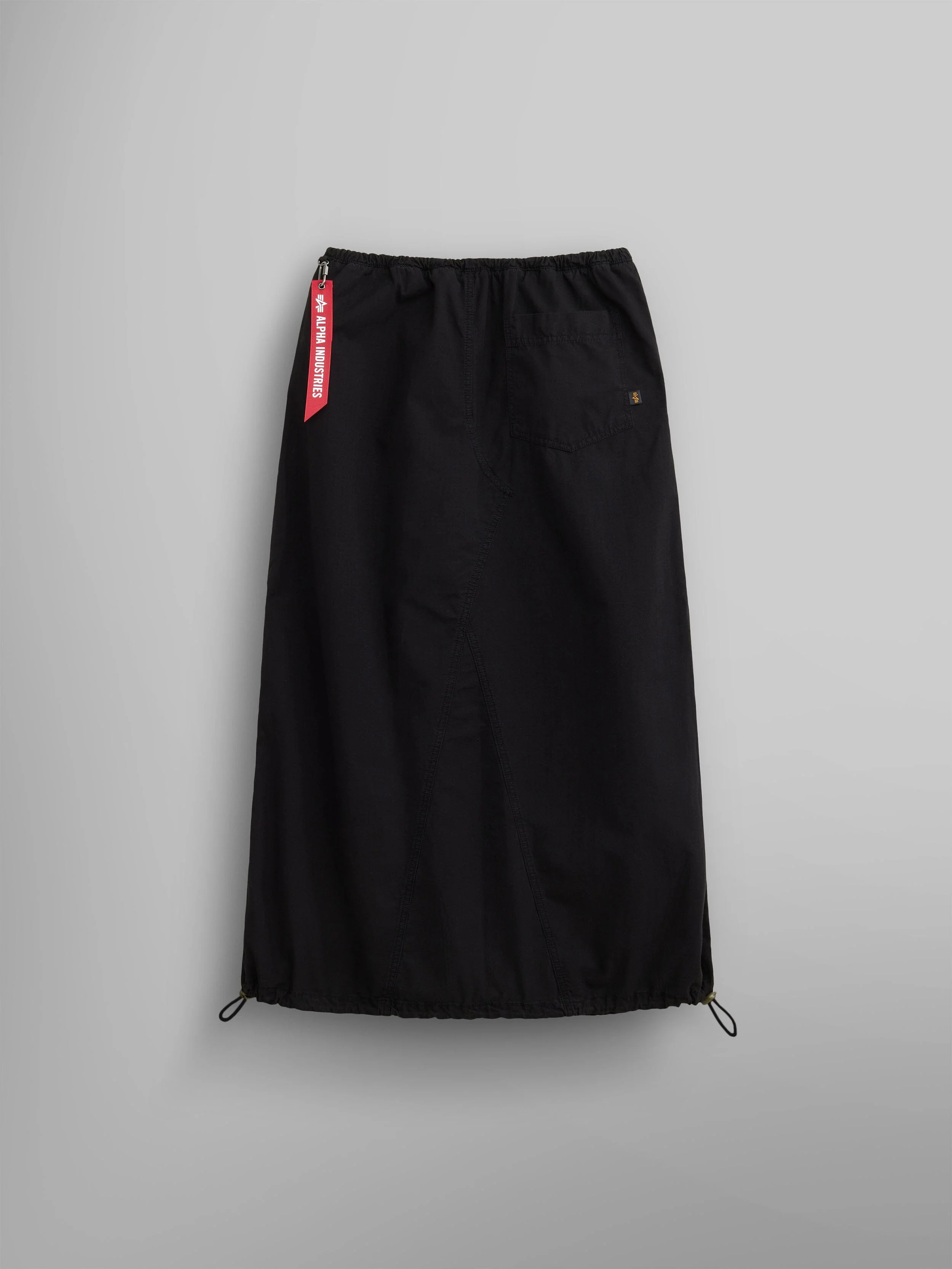 DRAWCORD SKIRT WOMENS (BLACK) - Image 5