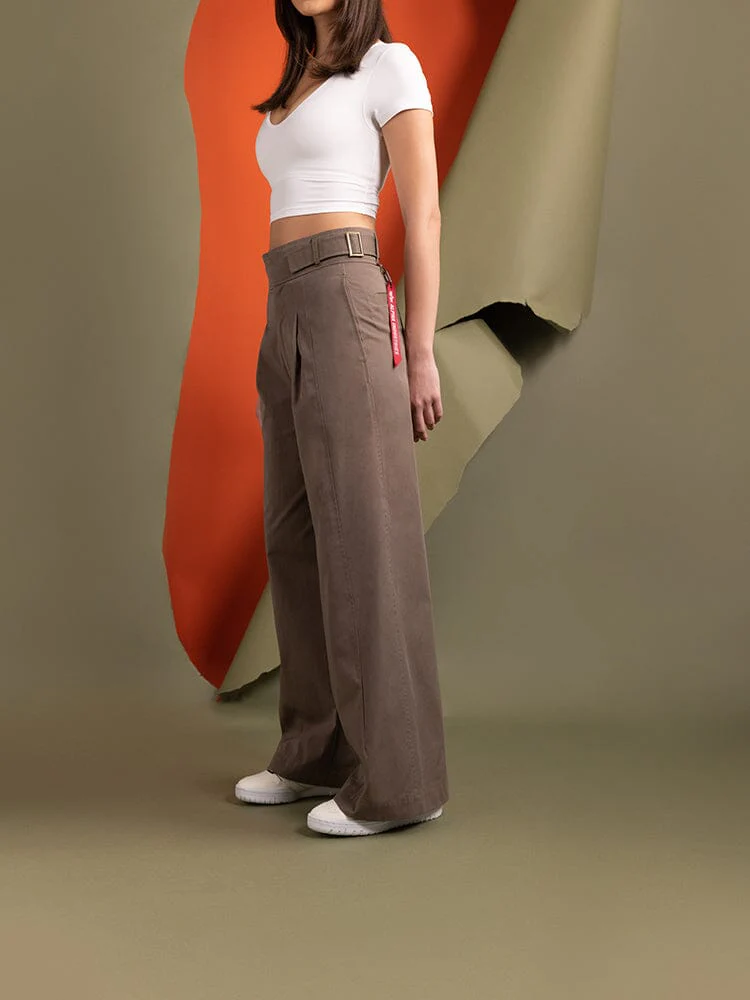WOMEN'S GURKHA WIDE LEG TROUSER - Image 3
