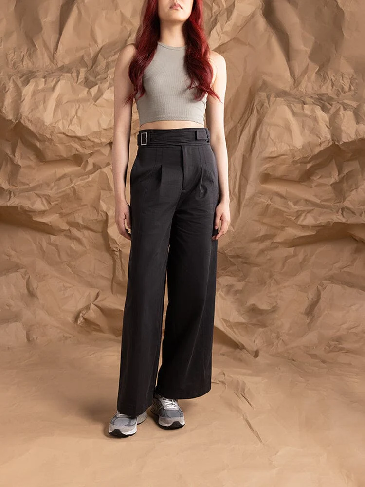 WOMEN'S GURKHA WIDE LEG TROUSER - Image 8
